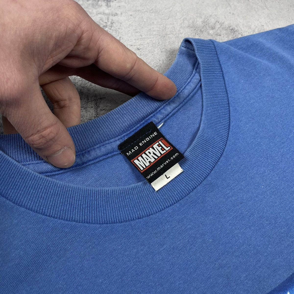 Marvel Comics × Vintage Vintage Marvel Comics All Heroes tee 00’s Size US L / EU 52-54 / 3 - 8 Thumbnail