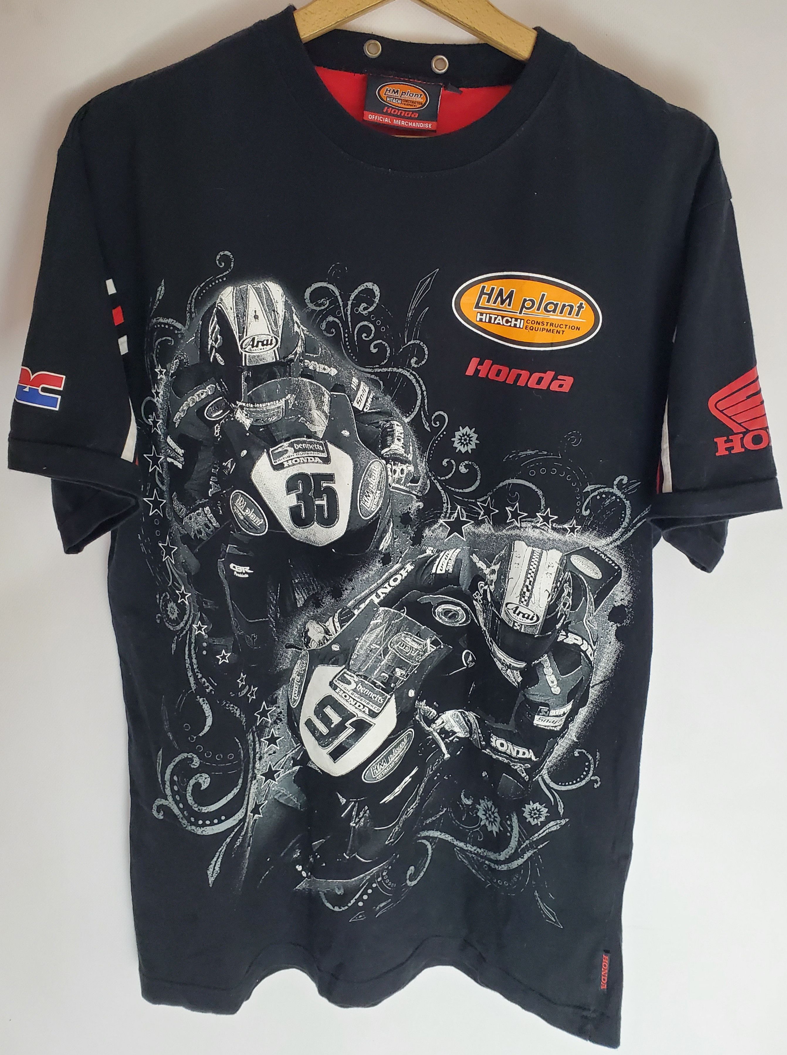 Honda × Vintage Vintage Honda Hm plant Hitachi Tshirt size M perfect conditi Size US M / EU 48-50 / 2 - 1 Thumbnail
