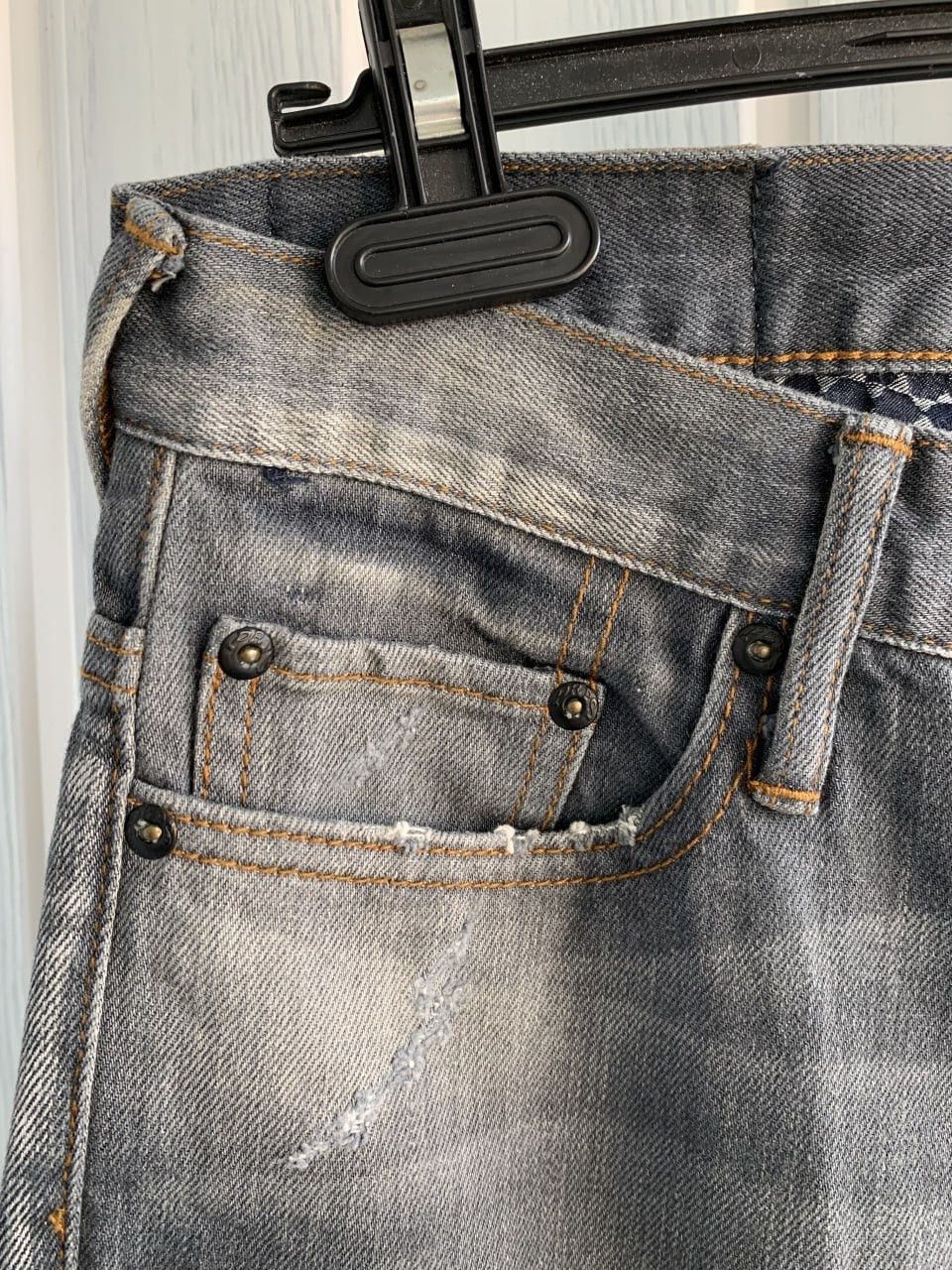 Designer × Japanese Brand × Prps PRPS Gremlin Fit Bruised Never Broke Faded Cotton Jeans Size US 31 - 11 Thumbnail