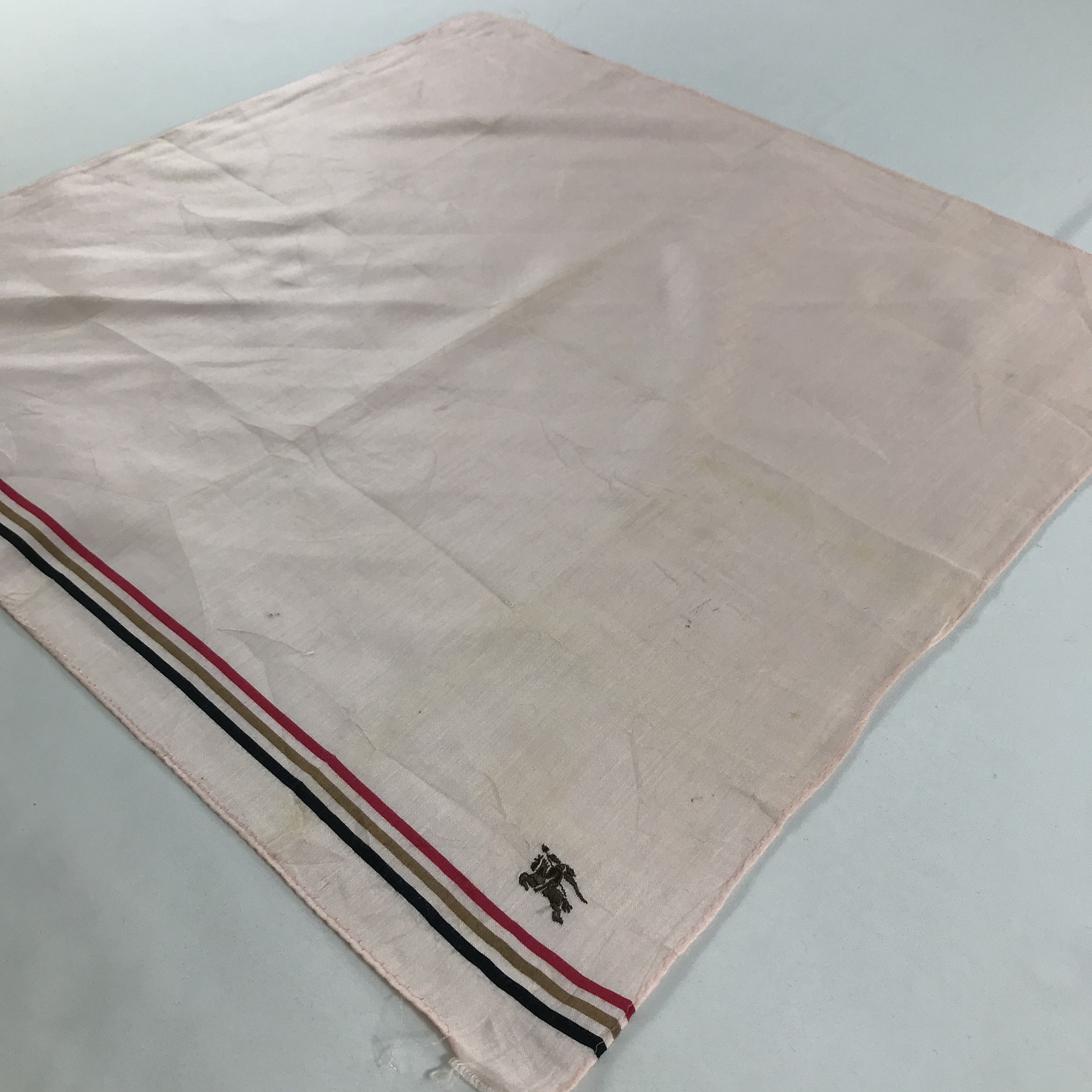 Burberry × Vintage Burberry Bandana / Handkerchief / Neckerchief - S1389 Size ONE SIZE - 2 Thumbnail