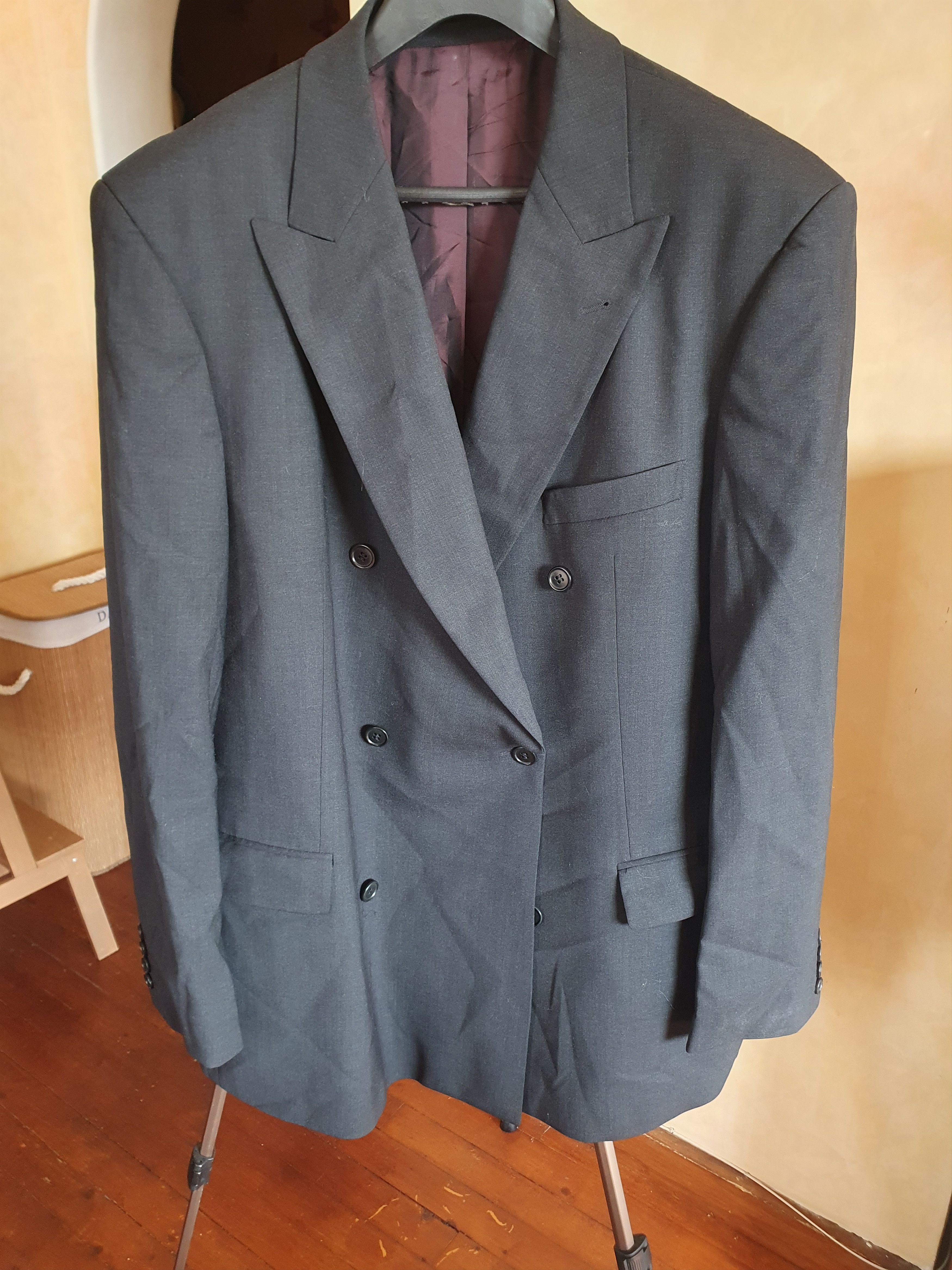 Ermenegildo Zegna × Vintage Ermenegildo Zegna Vintage Blazer Double breasted Italy 58 Size 54L - 1 Thumbnail
