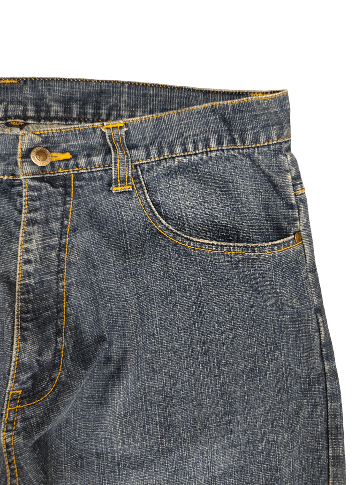 Karl Kani Vintage Y2k Karl Kani Gold Embroidered Baggy Denim Wide Leg Size US 36 / EU 52 - 9 Thumbnail