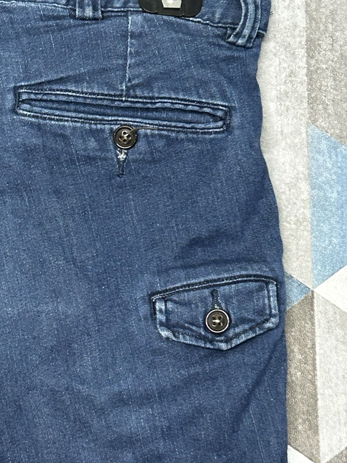 Japanese Brand × OMNIGOD 🔥 OMNIGOD Denim Shortpant Size US 32 / EU 48 - 3 Thumbnail