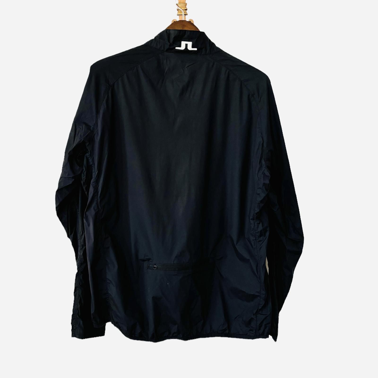 J.Lindeberg J. Lindberg Black Lightweight Windbreaker Jacket Size US L / EU 52-54 / 3 - 2 Thumbnail