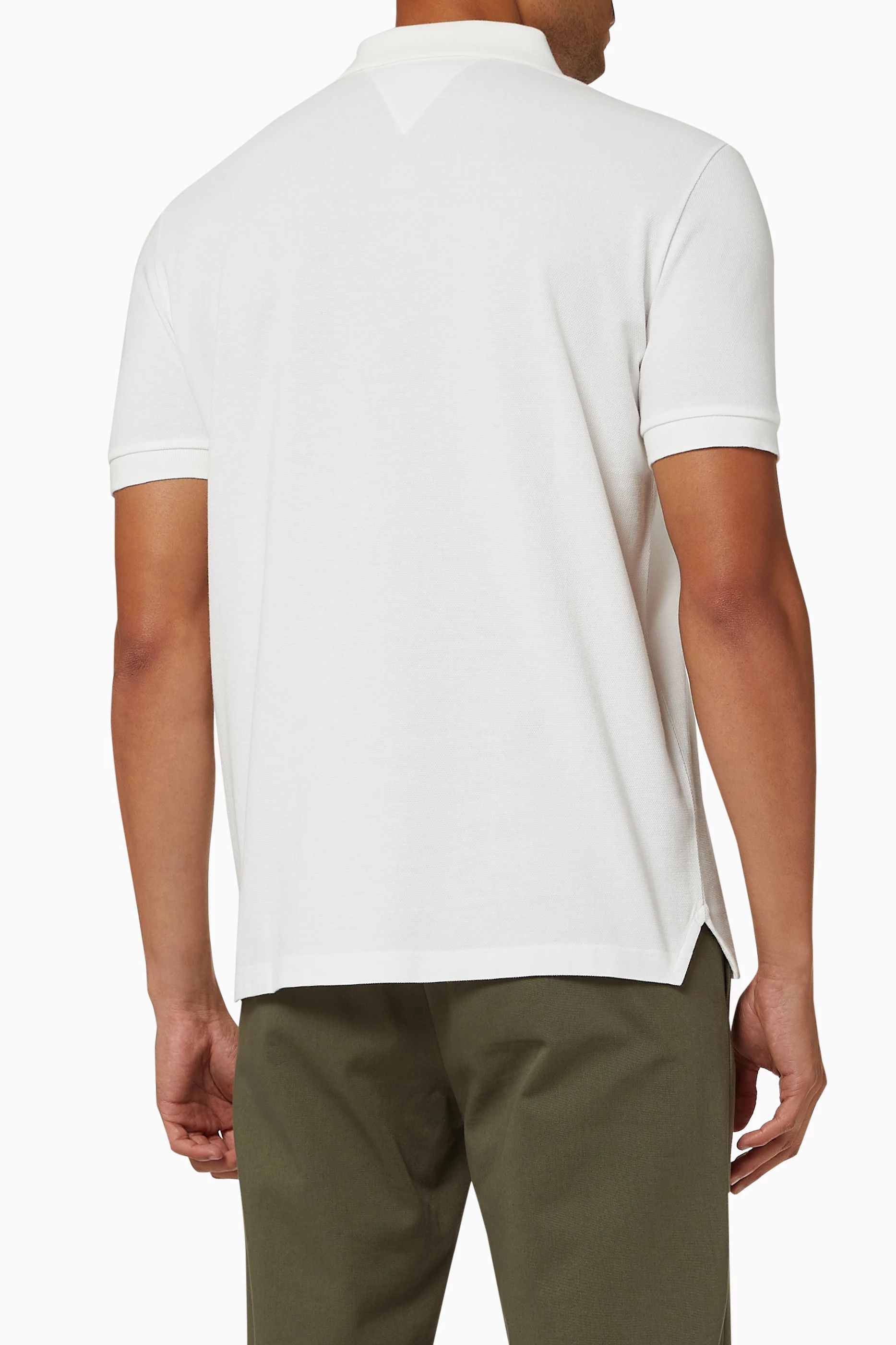 Bottega Veneta Chalk White Cotton Dry Piquet Polo Size US S / EU 44-46 / 1 - 5 Thumbnail