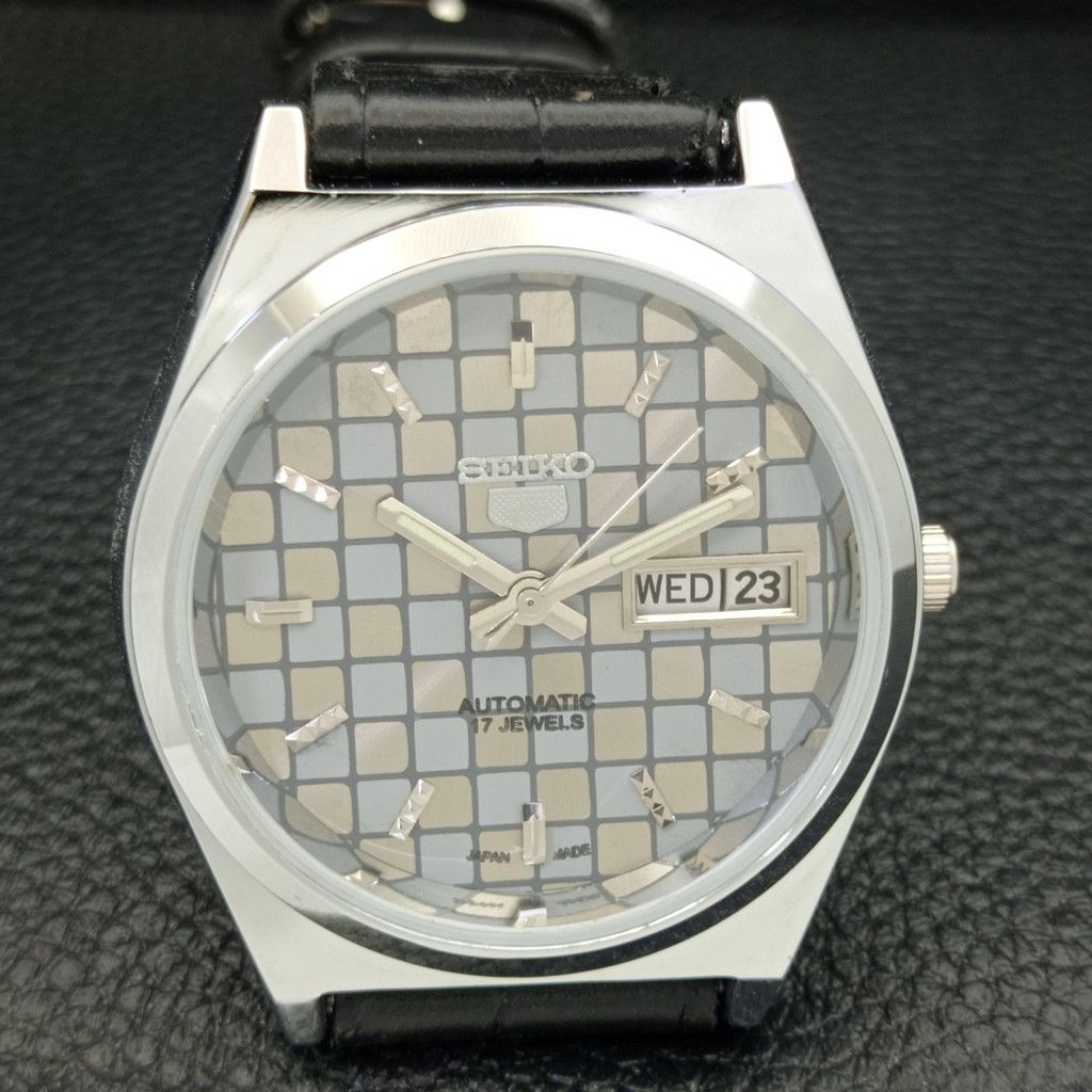 Seiko REFURBISHED VINTAGE SEIKO 5 AUTO JAPAN MENS WATCH a440207 Size 38 - 3 Thumbnail