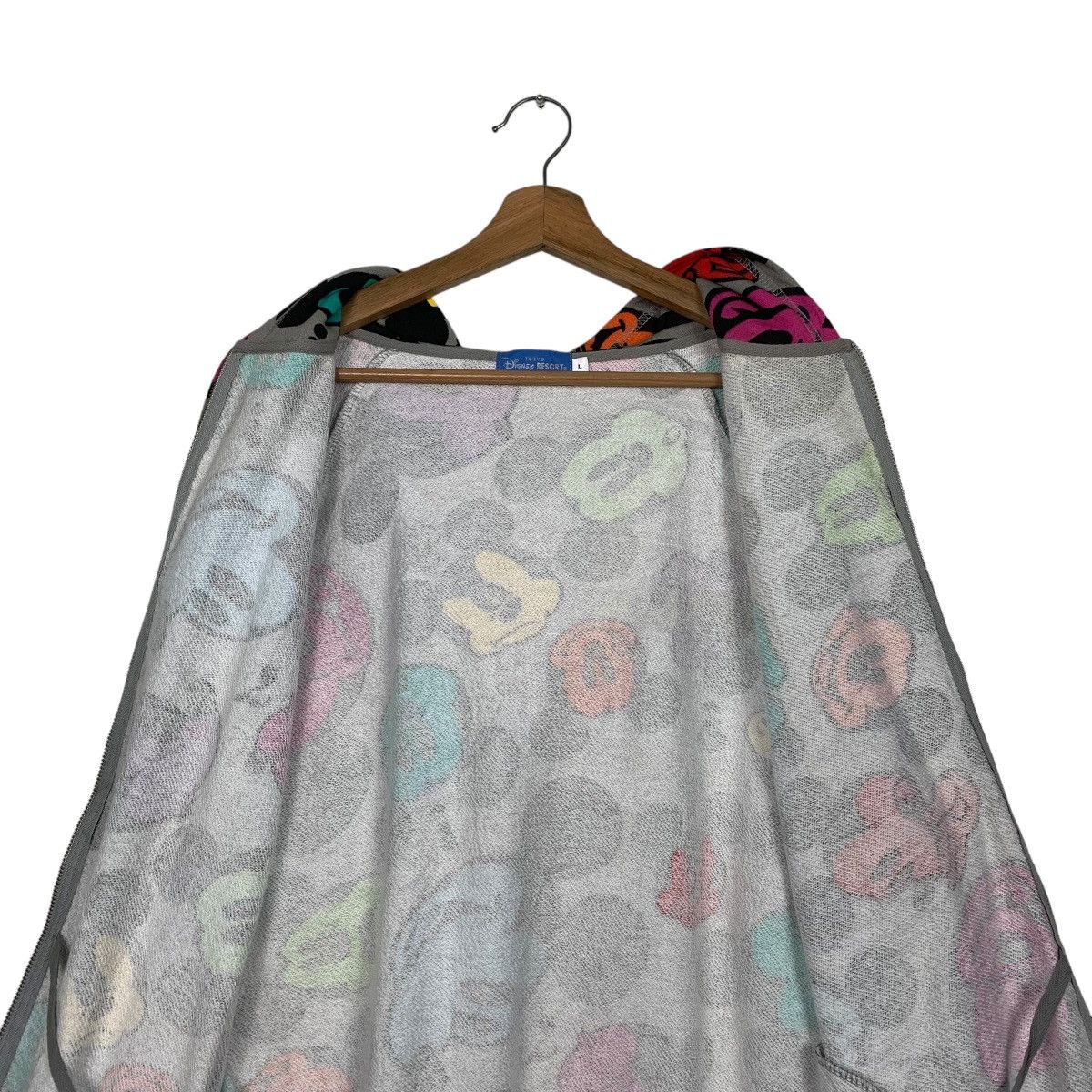 Disney Disney Resort Mickey Minnie Overprint Zipper Hoodie Size US L / EU 52-54 / 3 - 13 Thumbnail
