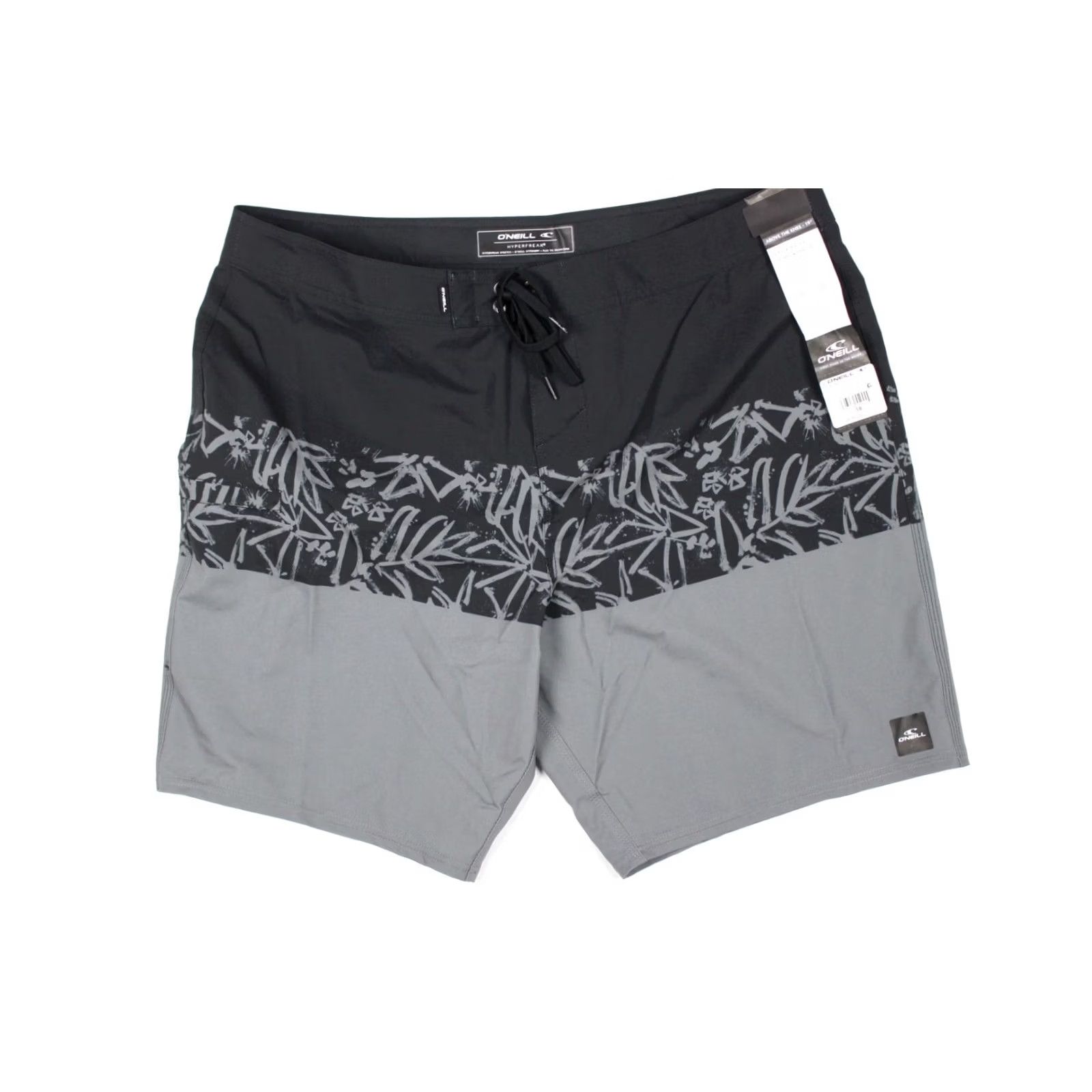 O'Neill O'Neill Men's Hyperfreak Heat Block 19" Board Shorts 38 Black Gray SP4106010 Size US 38 / EU 54 - 5 Thumbnail