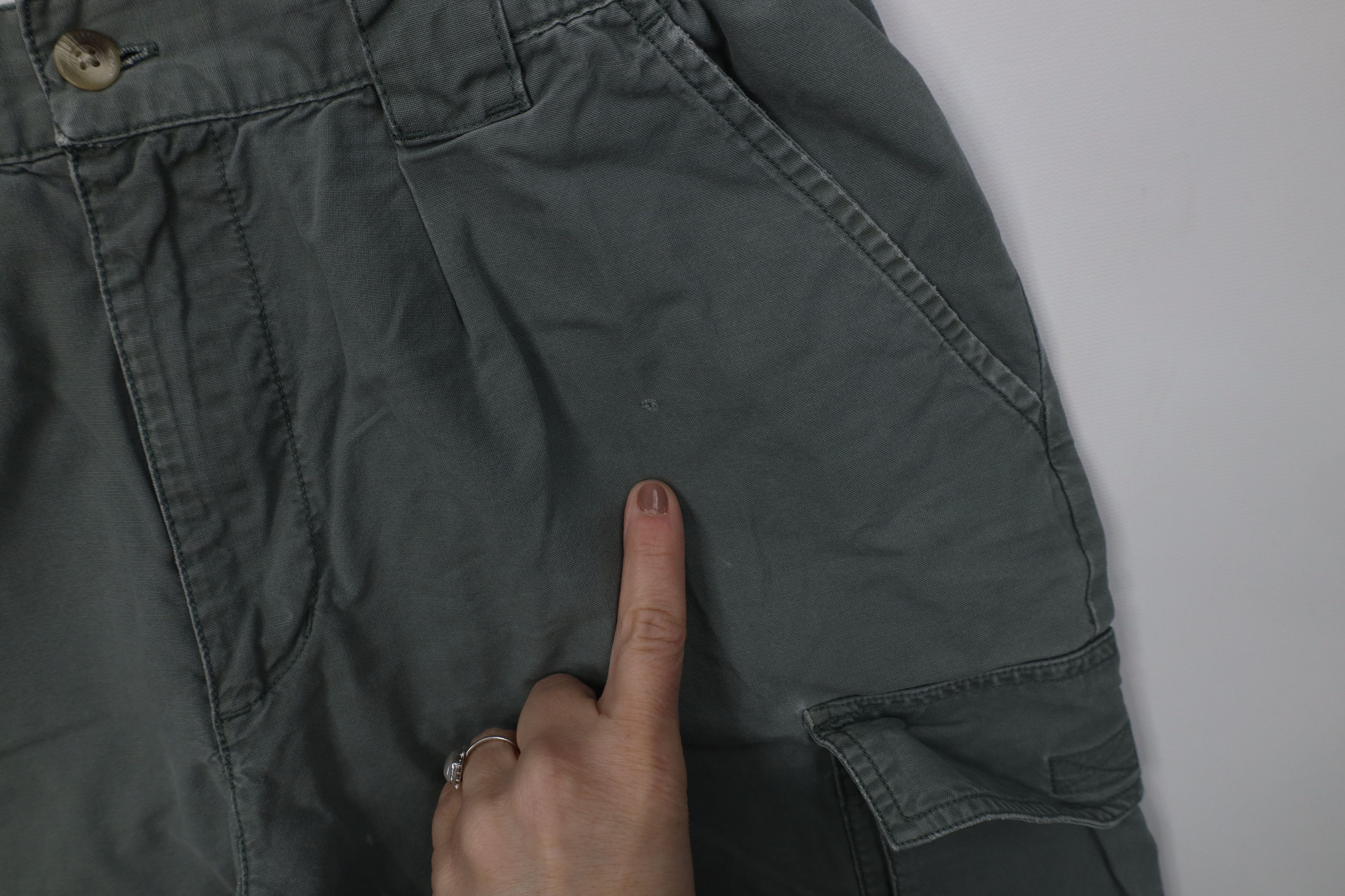Columbia Vintage 90s Columbia Above Knee Cargo Shorts Green Cotton Size US 32 / EU 48 - 5 Thumbnail