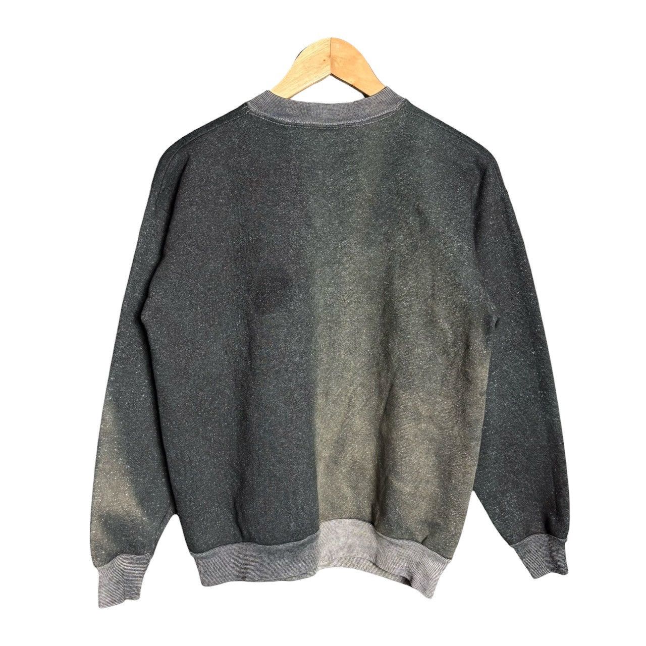 NFL Vintage 90s Raiders NFL Logo 7 Distressed Sweatshirt Sweater Size US M / EU 48-50 / 2 - 2 Thumbnail