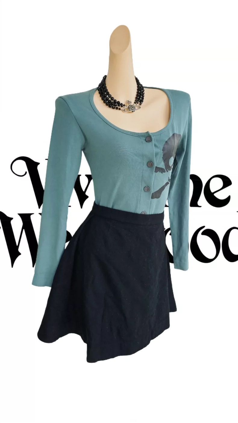 Vivienne Westwood Vivienne Westwood Green Skull T-shirt Size M / US 6-8 / IT 42-44 - 6 Thumbnail