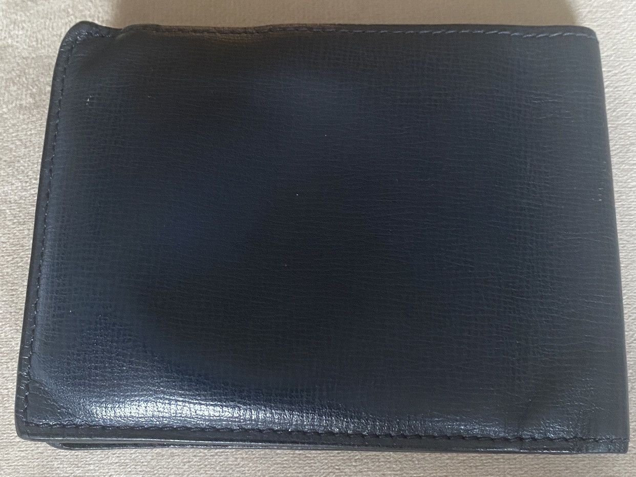 Valextra Portefeuille Valextra en Cuir Grainé "Costa" – Navy Blue Size ONE SIZE - 5 Thumbnail