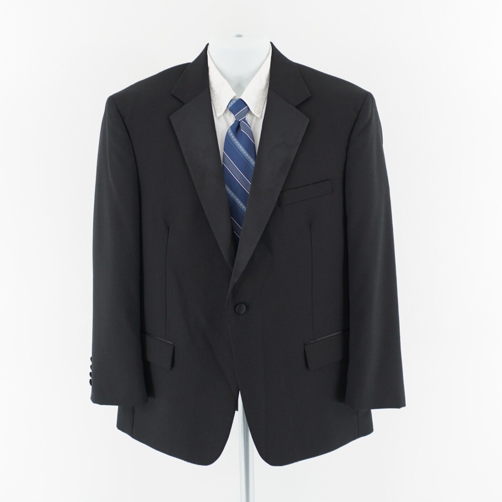 Jos. A. Bank Jos A Bank Black Wool 1 Felt Button Tuxedo Jacket 40S Or Sli Size 40S - 5 Thumbnail