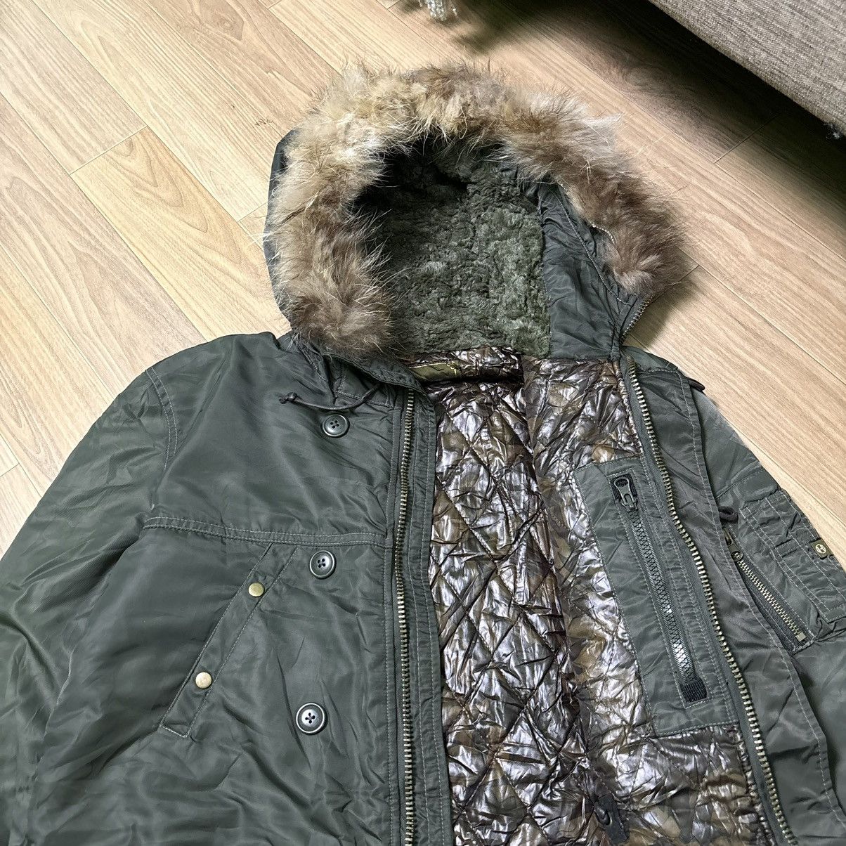 If Six Was Nine × Japanese Brand × Le Grande Bleu (L.G.B.) G.O.A LGB Style fur jacket vintage Y2K japan Size US L / EU 52-54 / 3 - 8 Thumbnail