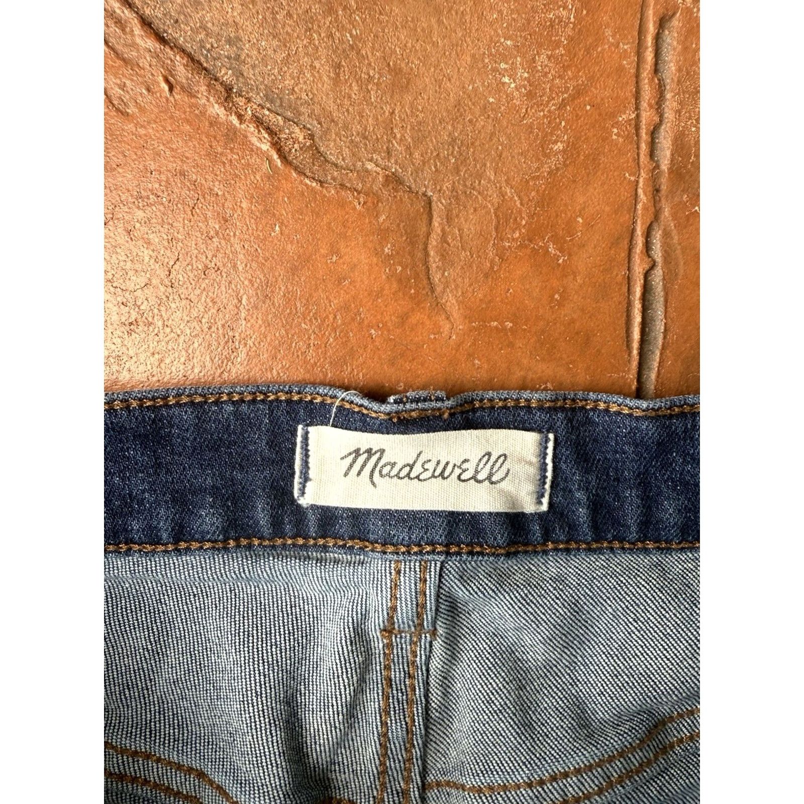 Madewell Madewell Slim Boy Jeans Women’s 28 Straight Frayed Distressed Blue Cotton Polyester Spandex Denim 5-Pocket Regular Rise Size 28" / US 6 / IT 42 - 2 Thumbnail