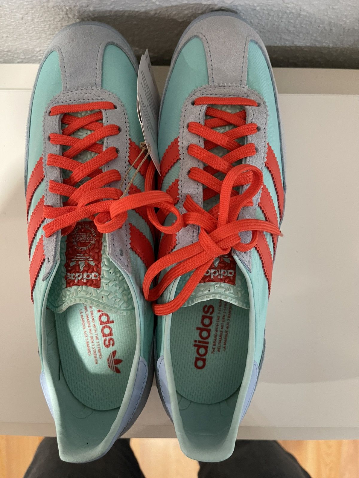Adidas adidas SL 72 OGSemi Flash Aqua Bright Red Clear Sky Size US 8 / IT 38 - 5 Thumbnail