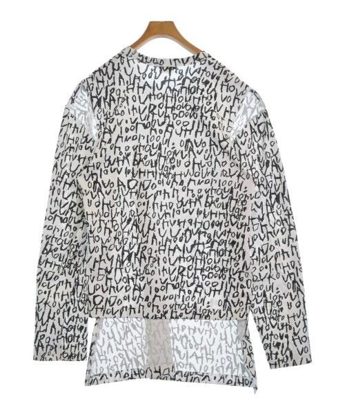 Comme des Garcons Homme Plus T-Shirtall-over pattern polyester long sleeve White x Black Size US M / EU 48-50 / 2 - 2 Thumbnail