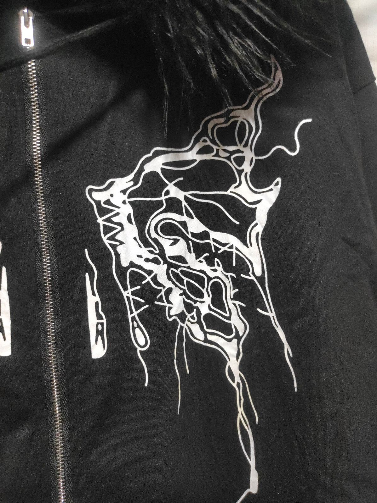 Japanese Brand Romwe Zip fur hoodie LGB ifsix Style Size US M / EU 48-50 / 2 - 5 Thumbnail