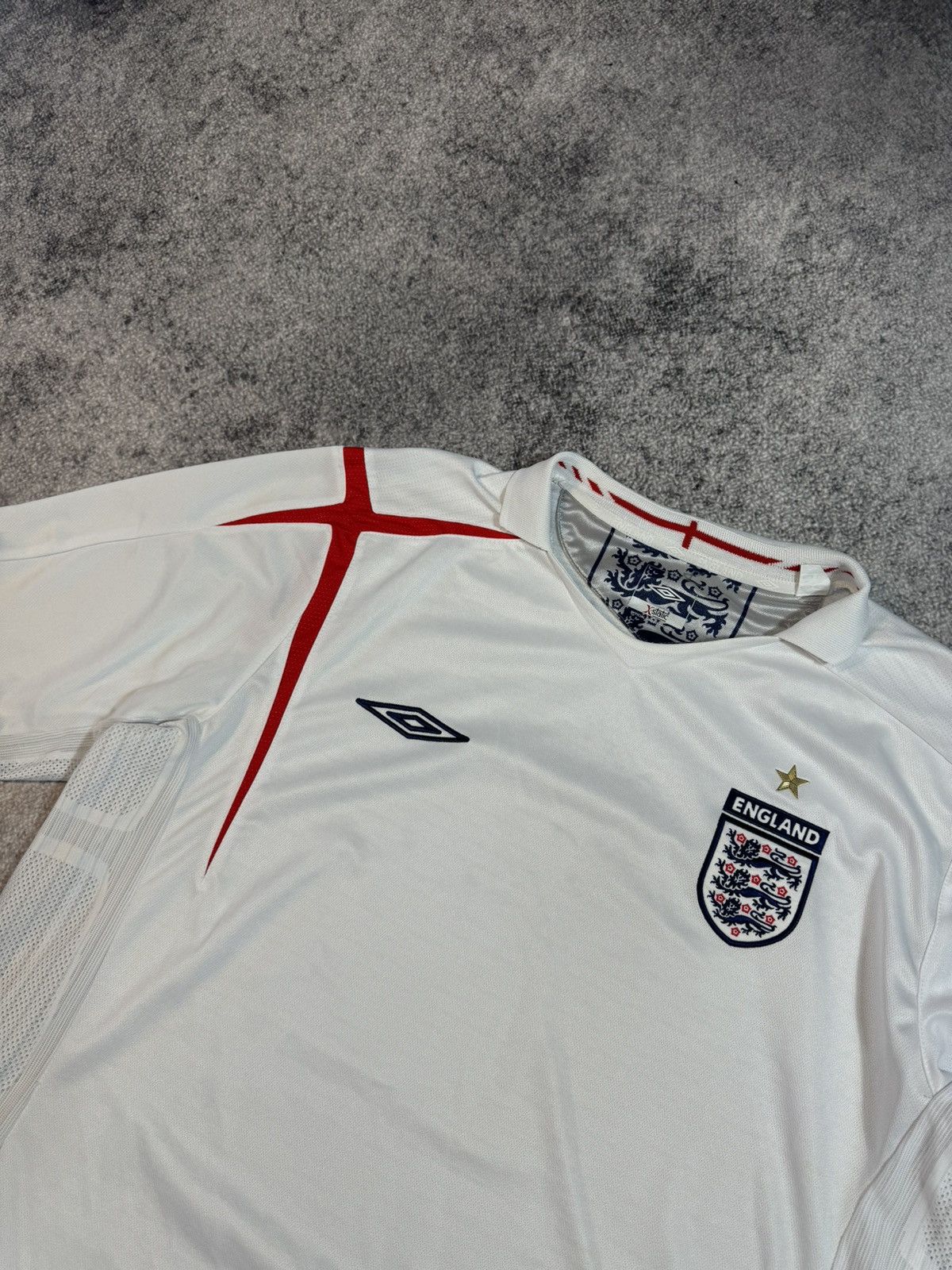 Umbro × Vintage Vintage Umbro England Soccer Jersey Blokecore Rare Style VTg Size US XL / EU 56 / 4 - 2 Thumbnail