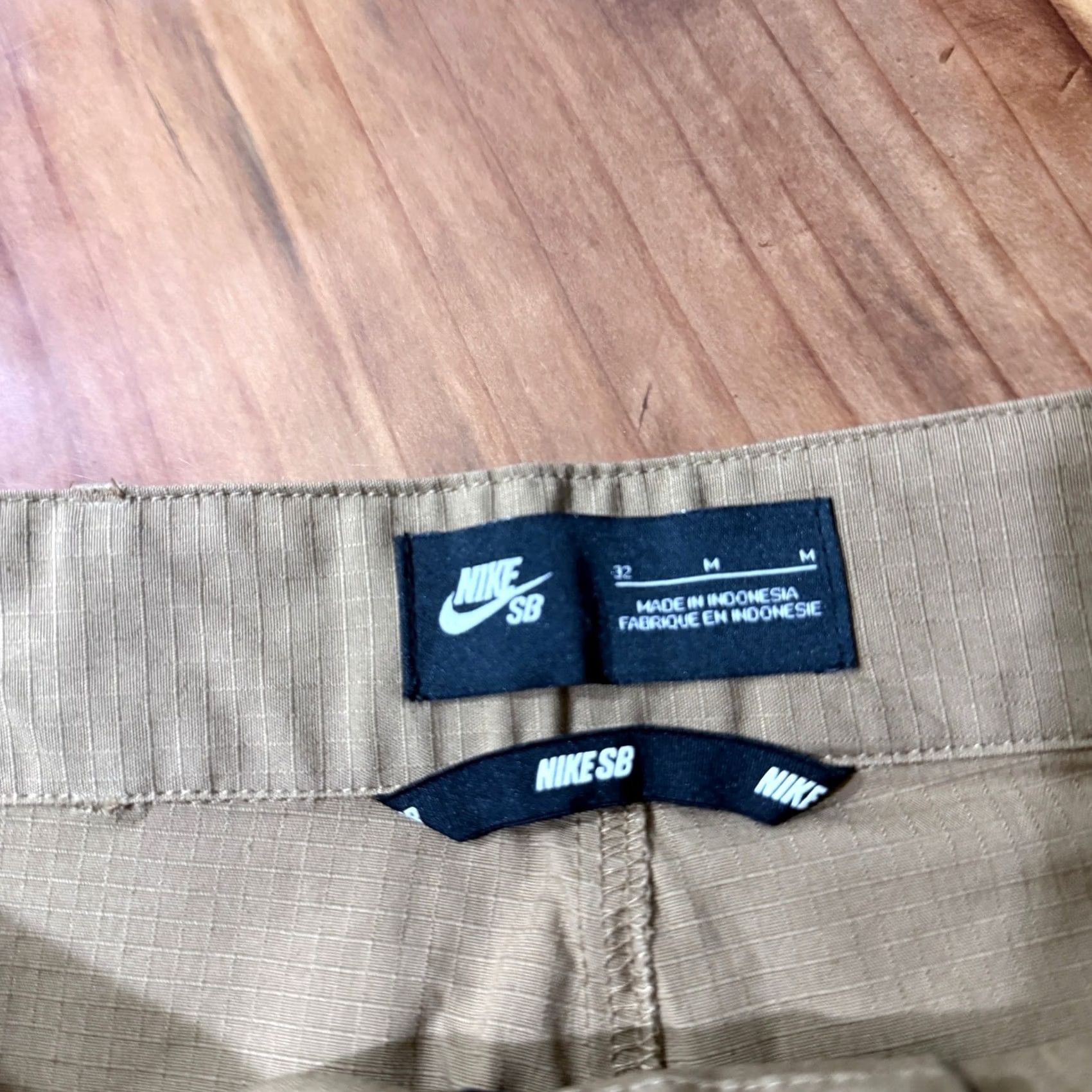 Nike Nike SB Mens Shorts 32 Chino Belted DA3132 Ripstop Flat Cotton Skateboarding NEW F30 Size US 32 / EU 48 - 3 Thumbnail