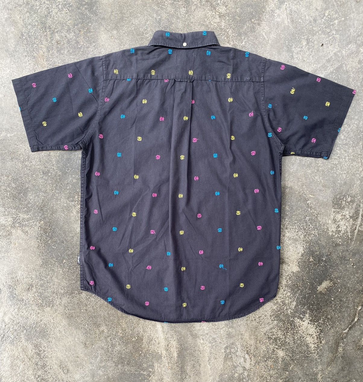 Stussy Vintage Stussy Monogram Button Up Shirt Size US S / EU 44-46 / 1 - 2 Thumbnail