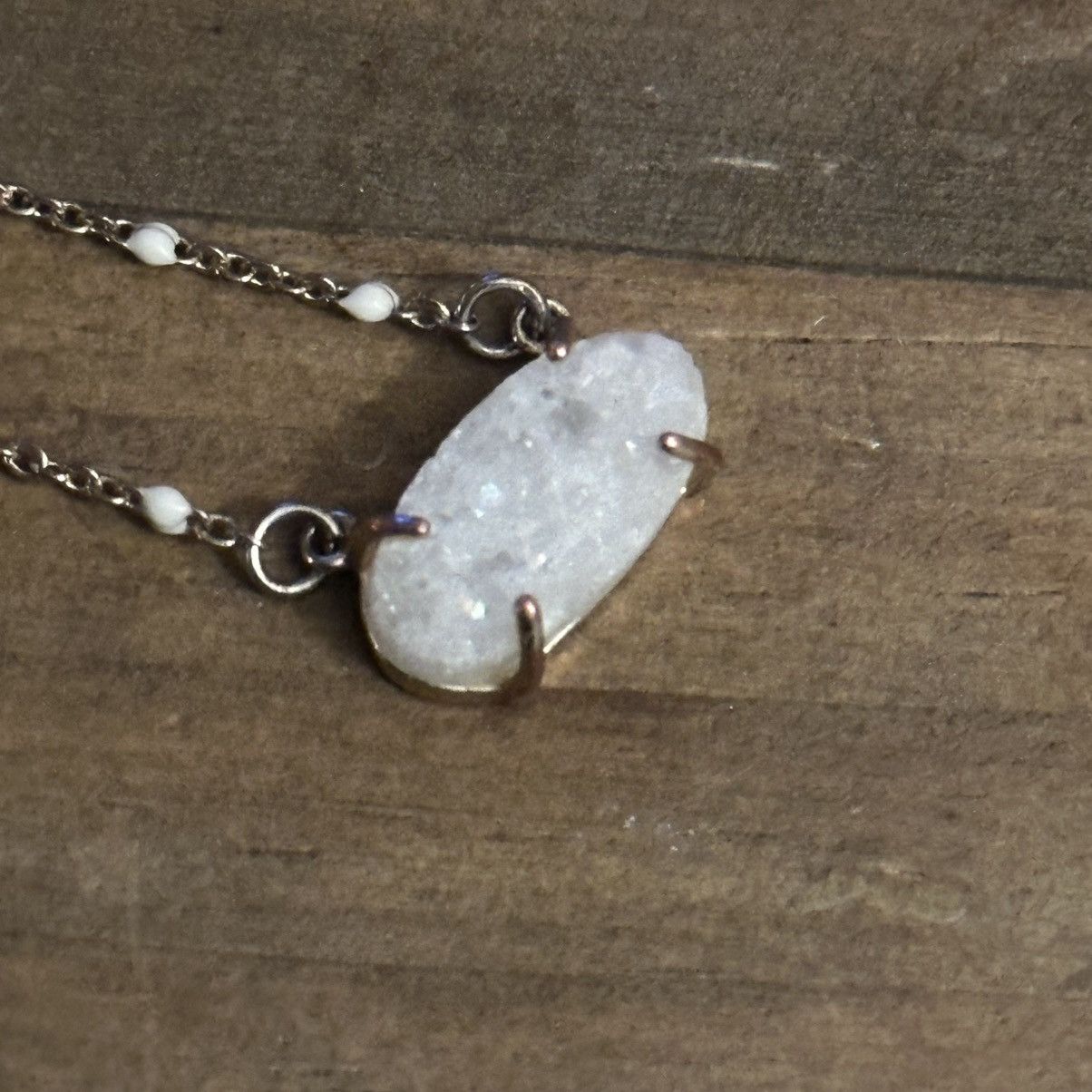 Other Luna Norte dainty druzy quartz necklace Size ONE SIZE - 4 Thumbnail
