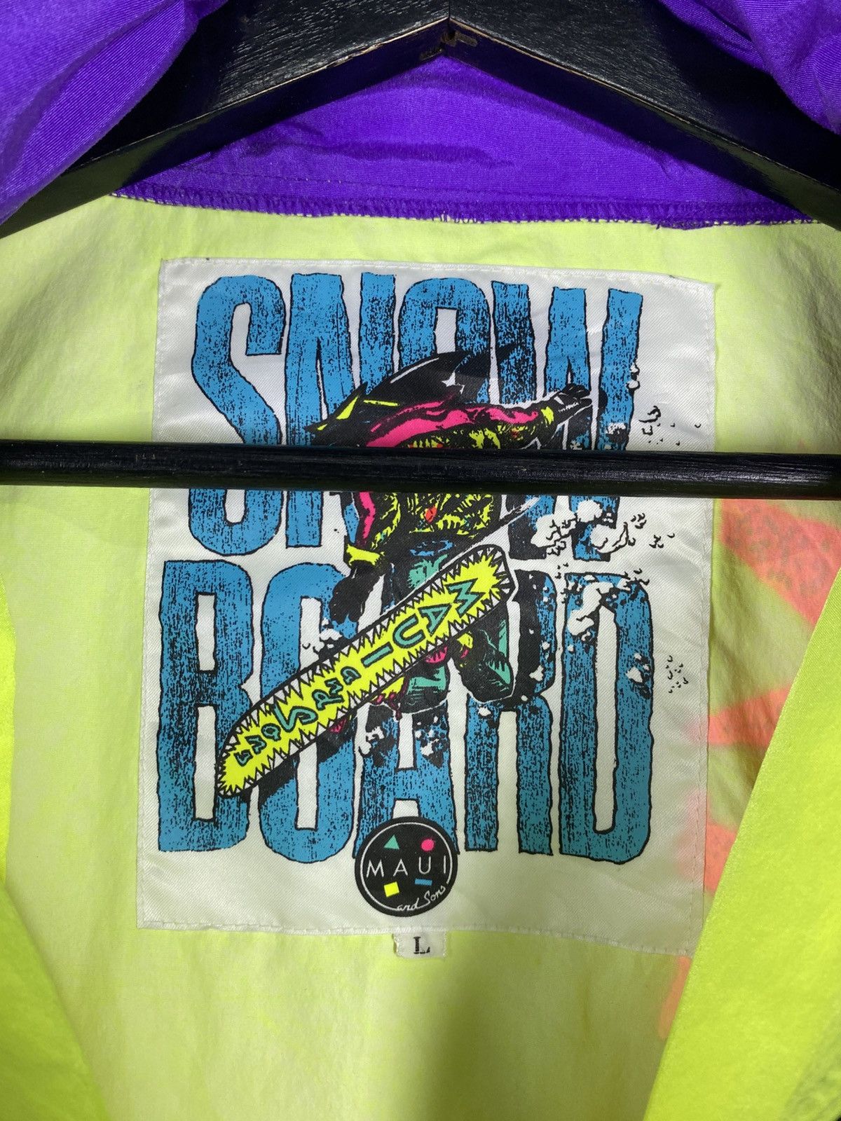 Maui and Sons Vintage MAUI and Sons Neon Jacket Surf Skate Retro Japan Size US L / EU 52-54 / 3 - 7 Thumbnail