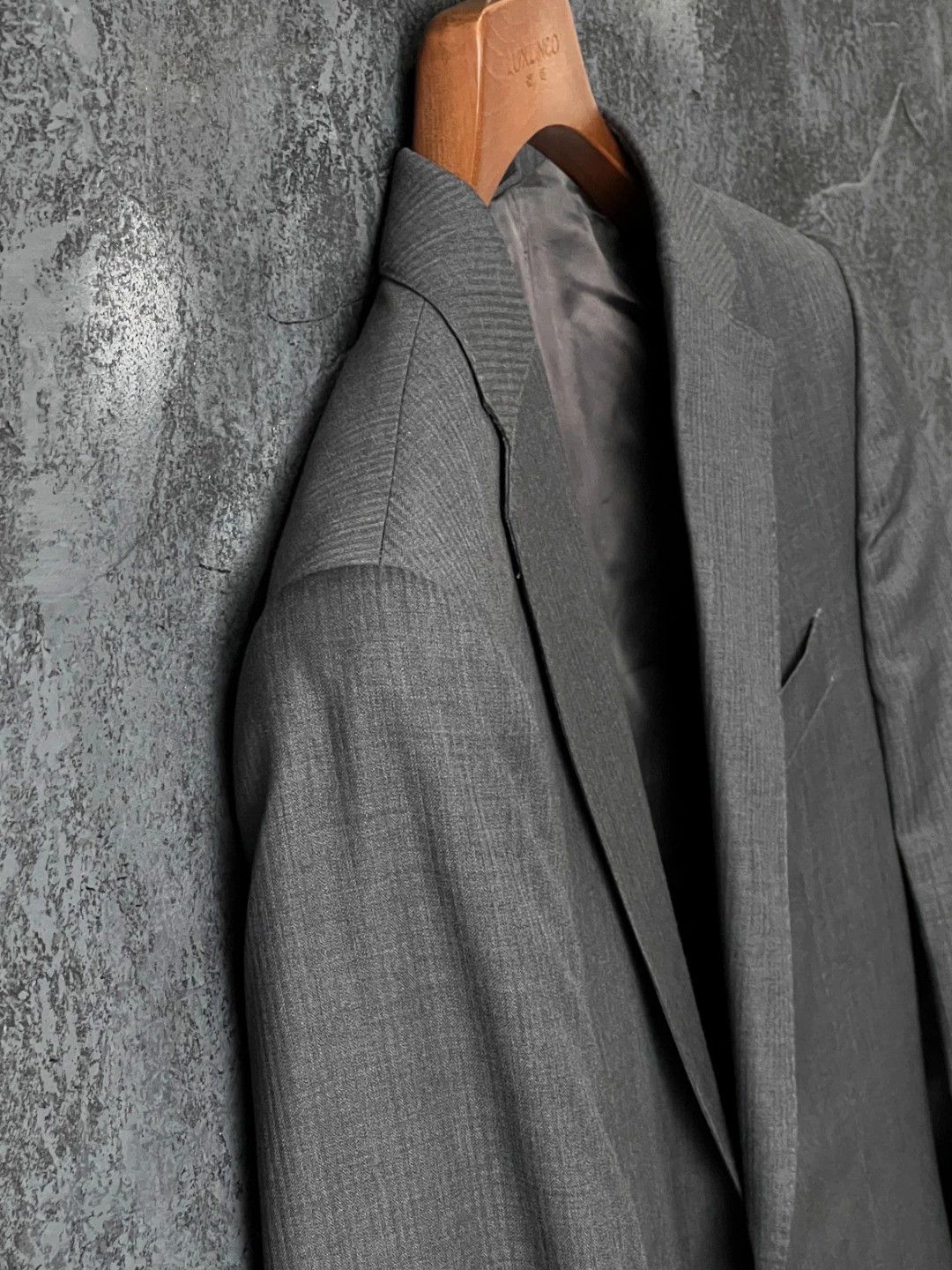 Armani Collezioni Armani Collezioni Gray Wool Suit Size 44S - 6 Thumbnail