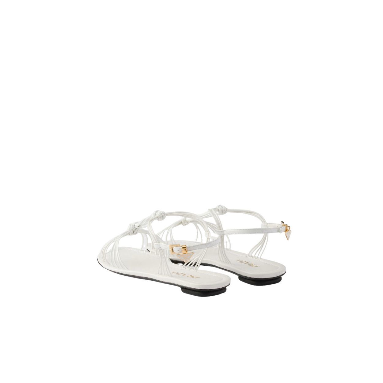 Prada PRADA $1170 White Patent Leather Sandals New & Authentic (Wo Size US 7.5 / IT 37.5 - 4 Thumbnail