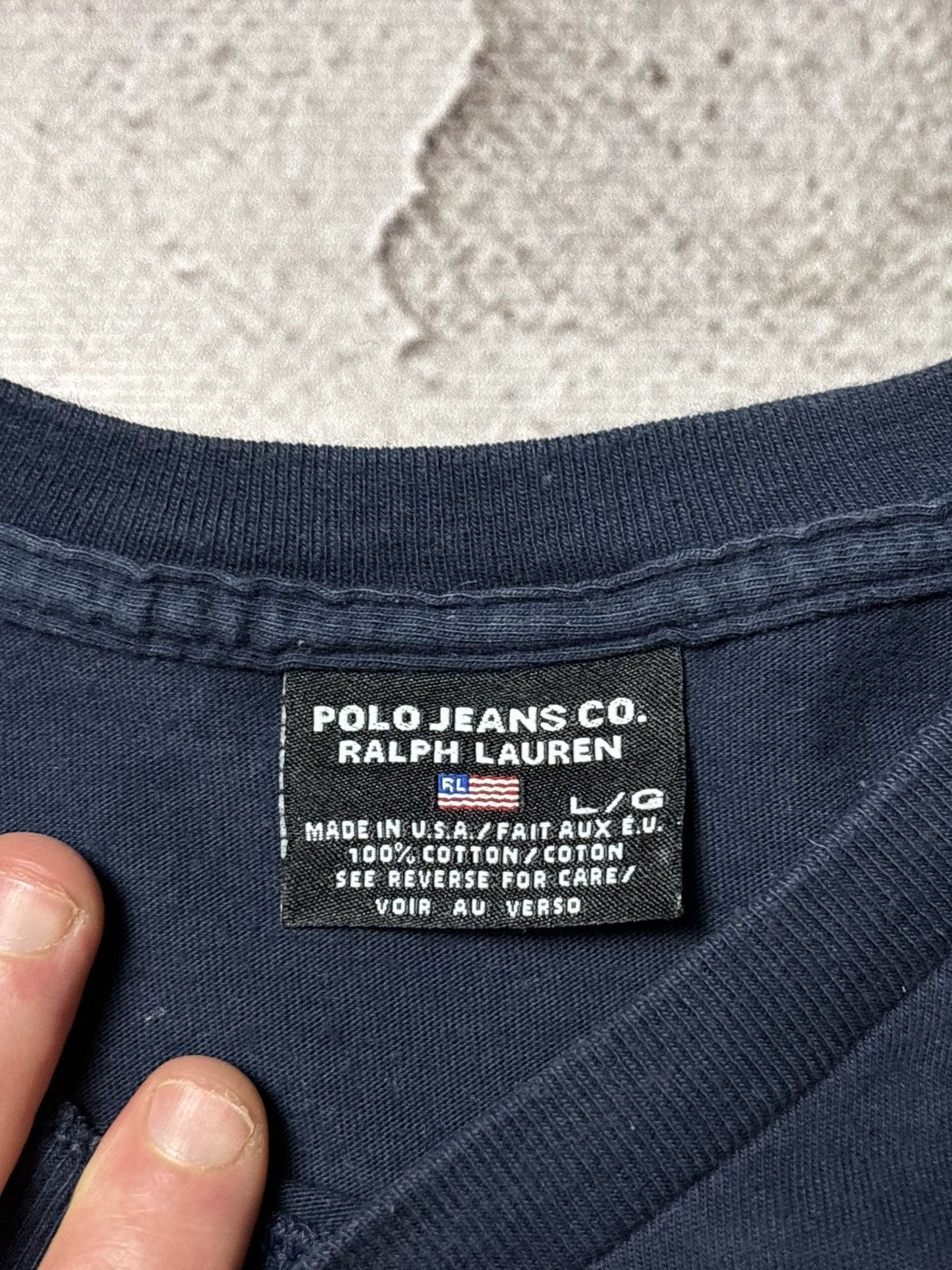 Lauren Ralph Lauren Vintage Ralph Lauren Polo Jeans Co. T-Shirt - Size L Size US L / EU 52-54 / 3 - 3 Thumbnail