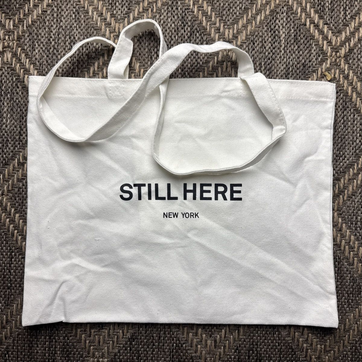 Still Here STILL HERE NEW YORK Canvas Tote Bag White Size ONE SIZE - 1 Thumbnail