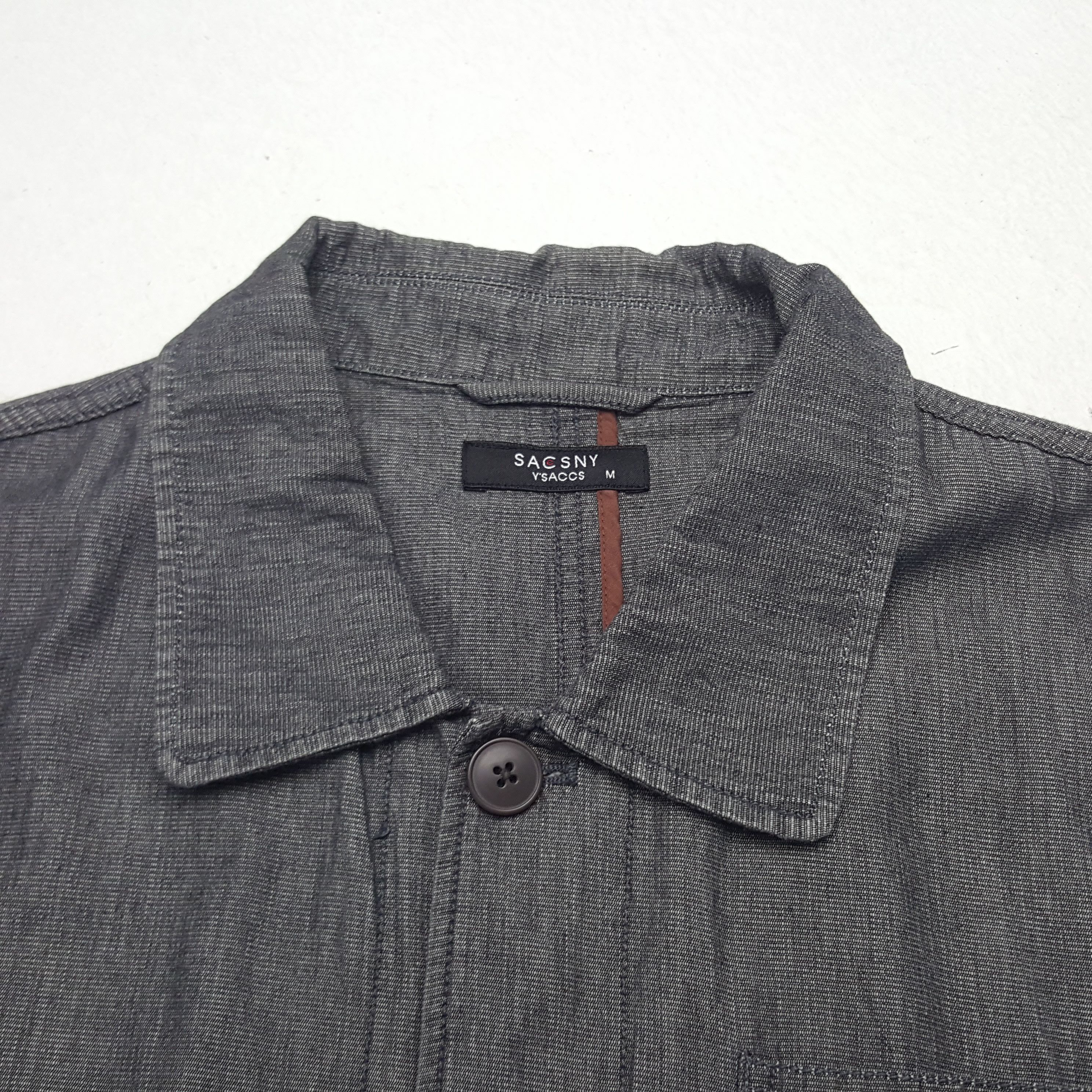 Japanese Brand × Vintage × Yohji Yamamoto Vintage Sacsny by Yohji Yamamoto Designer Custom Art Jacket Size US M / EU 48-50 / 2 - 5 Thumbnail