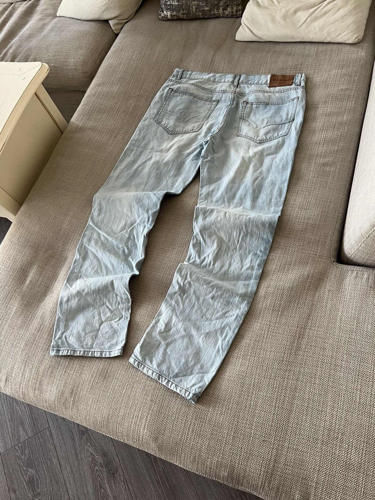 Rocawear × Vintage Vintage 💥 Rocawear Jeans Pants Size US 38 / EU 54 - 2 Thumbnail