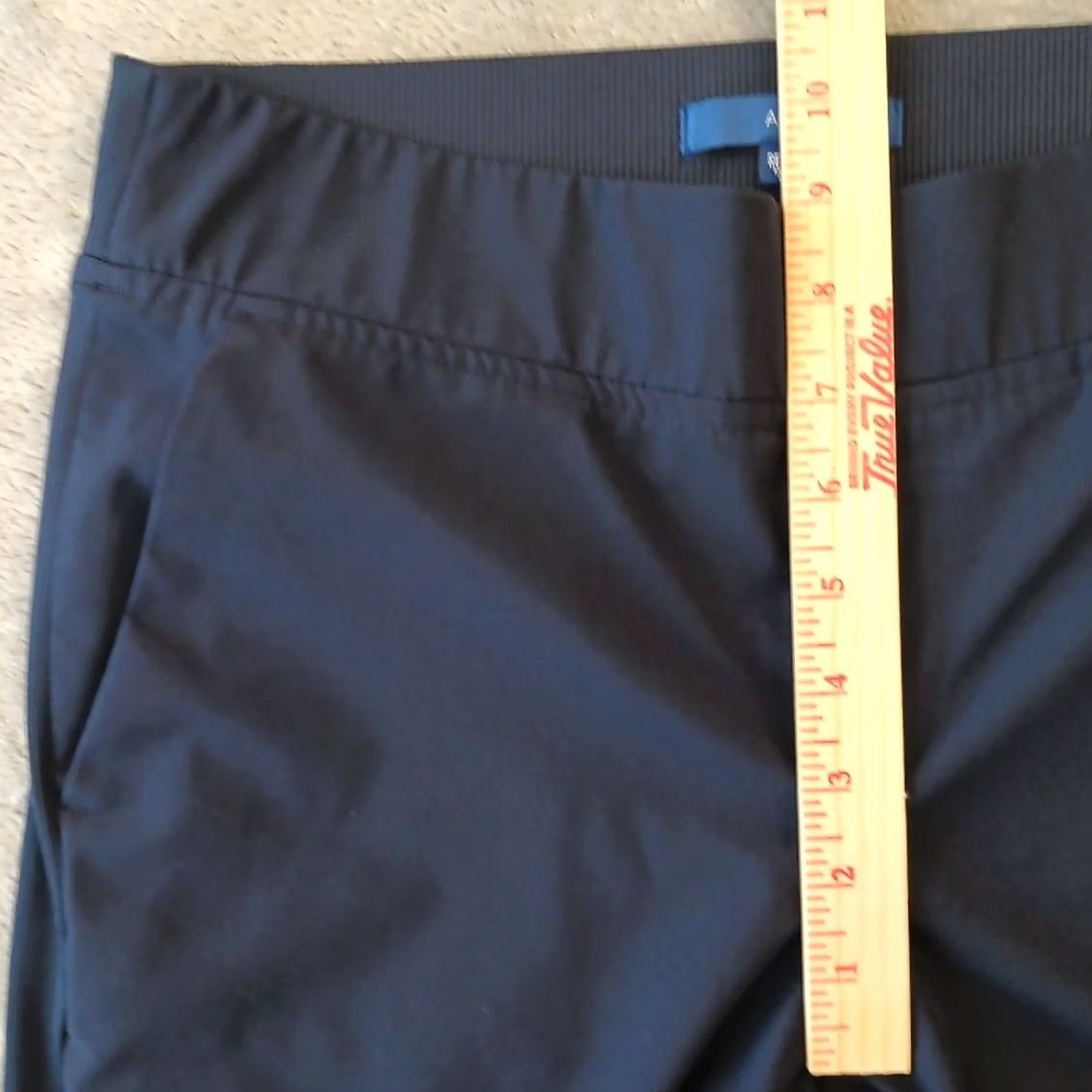 Apt. 9 Apt. 9 Ankle Pants Womens 6P Blue Pull On Pockets 30x26 Midi Rise Size 28" / US 6 / IT 42 - 3 Thumbnail