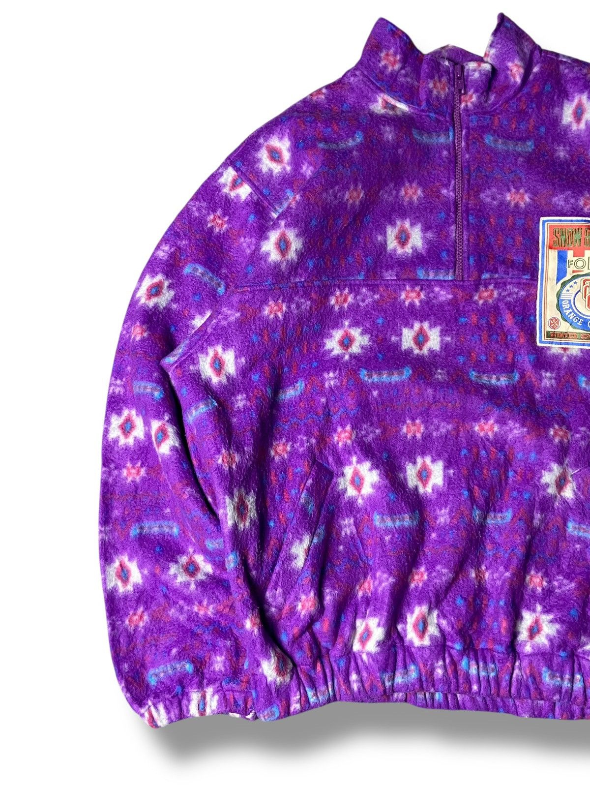 Japanese Brand Orange Gal Club Snow&Sport Half Zip Fleece Jacket (140) Size US S / EU 44-46 / 1 - 5 Thumbnail