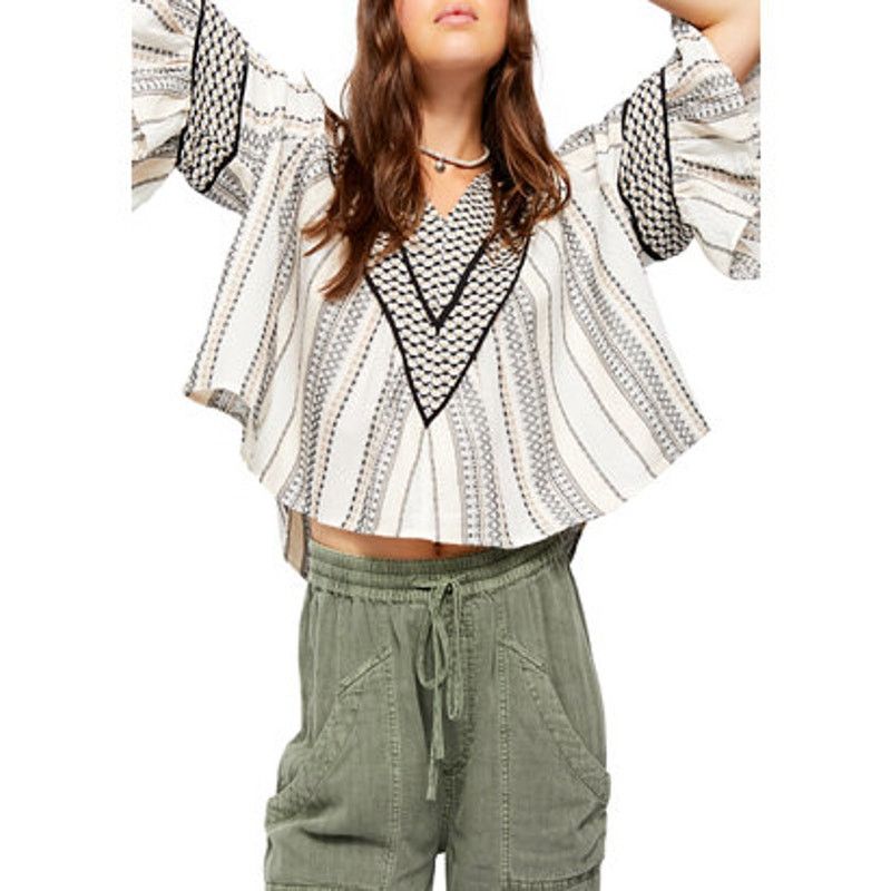 Free People New Free People Runnin On A Dream Top $128 SMALL Cropped Size S / US 4 / IT 40 - 1 Thumbnail