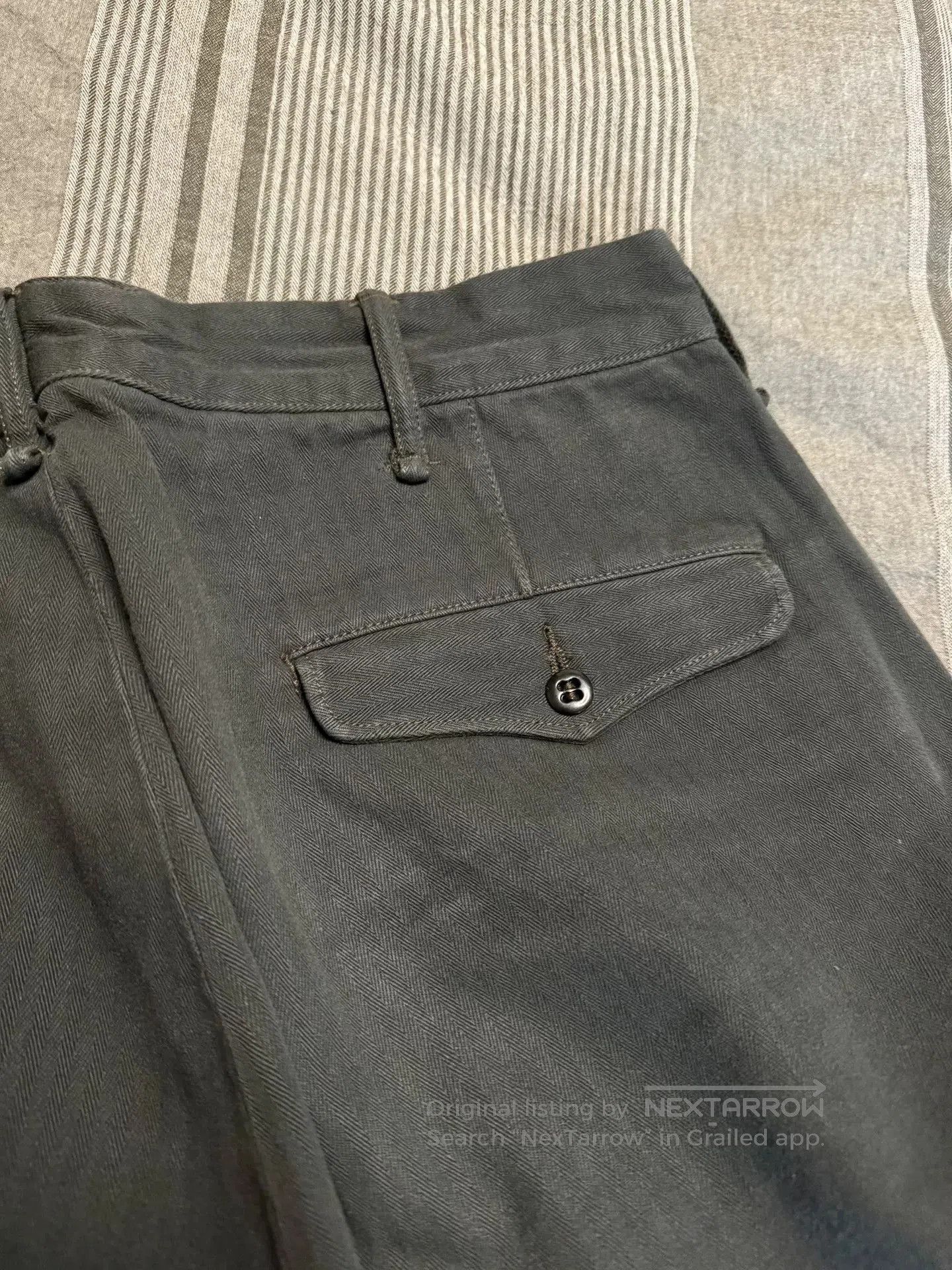 RRL Ralph Lauren vintage black gray military officer pants. Size US 32 / EU 48 - 7 Thumbnail