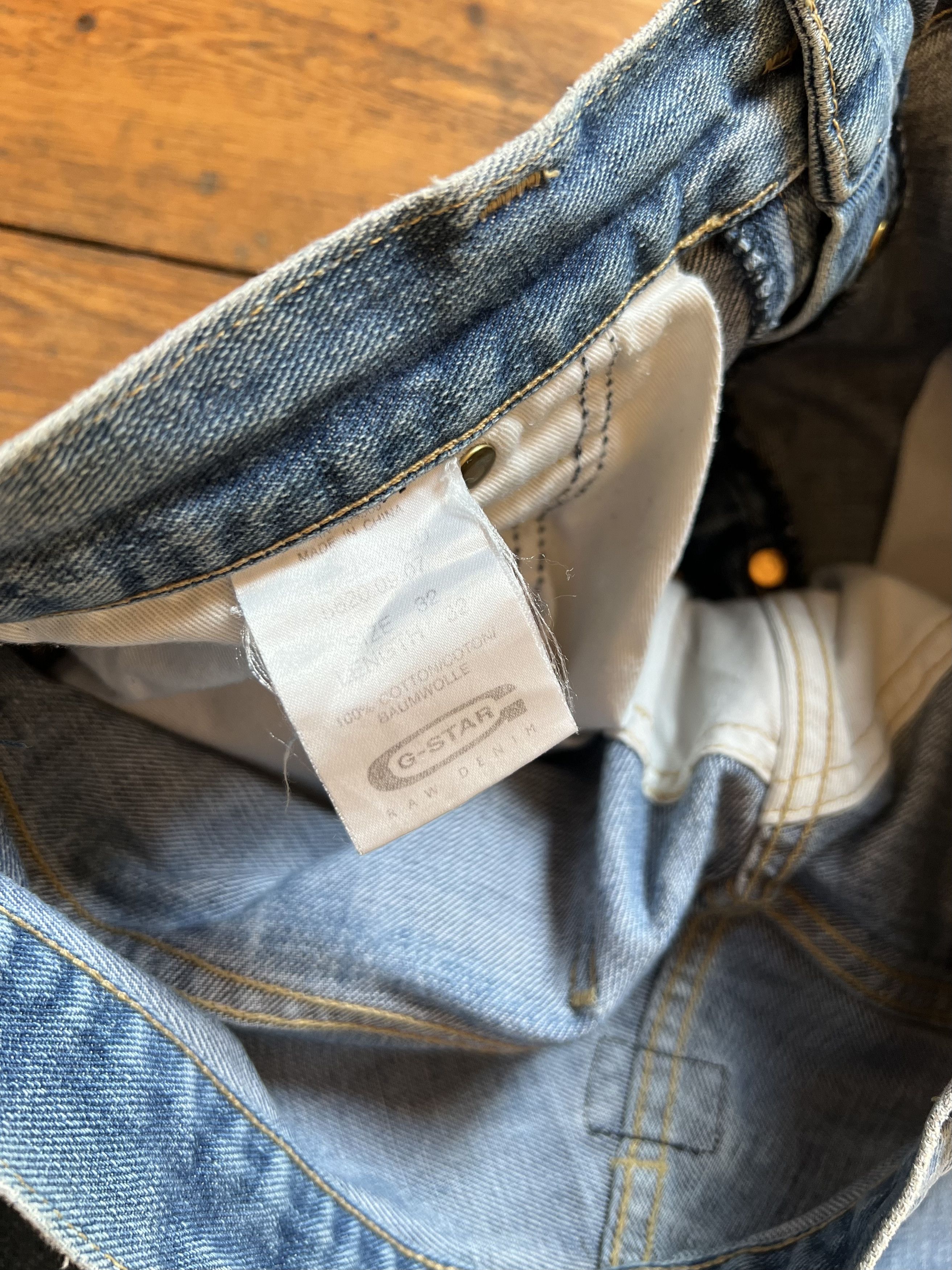 Denime G-Star Vintage Jeans Heavy Biker Pants Size US 32 / EU 48 - 10 Thumbnail