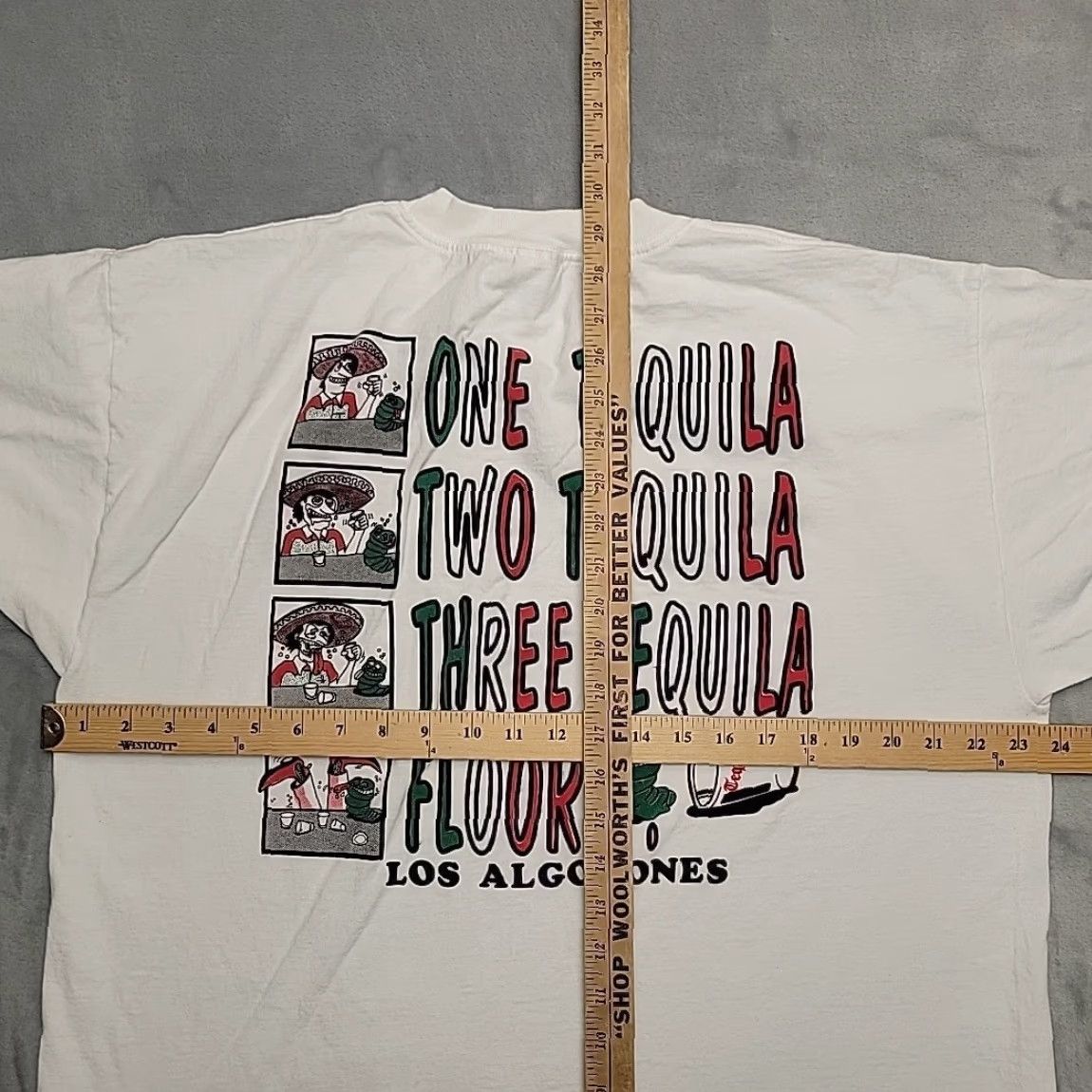Vintage VINTAGE Los Algodones Mexico Shirt Mens XL White Tequila Graphic Tourist Retro Shirt Mens XL White Tequila Graphic Tourist Retro Size US XL / EU 56 / 4 - 6 Thumbnail