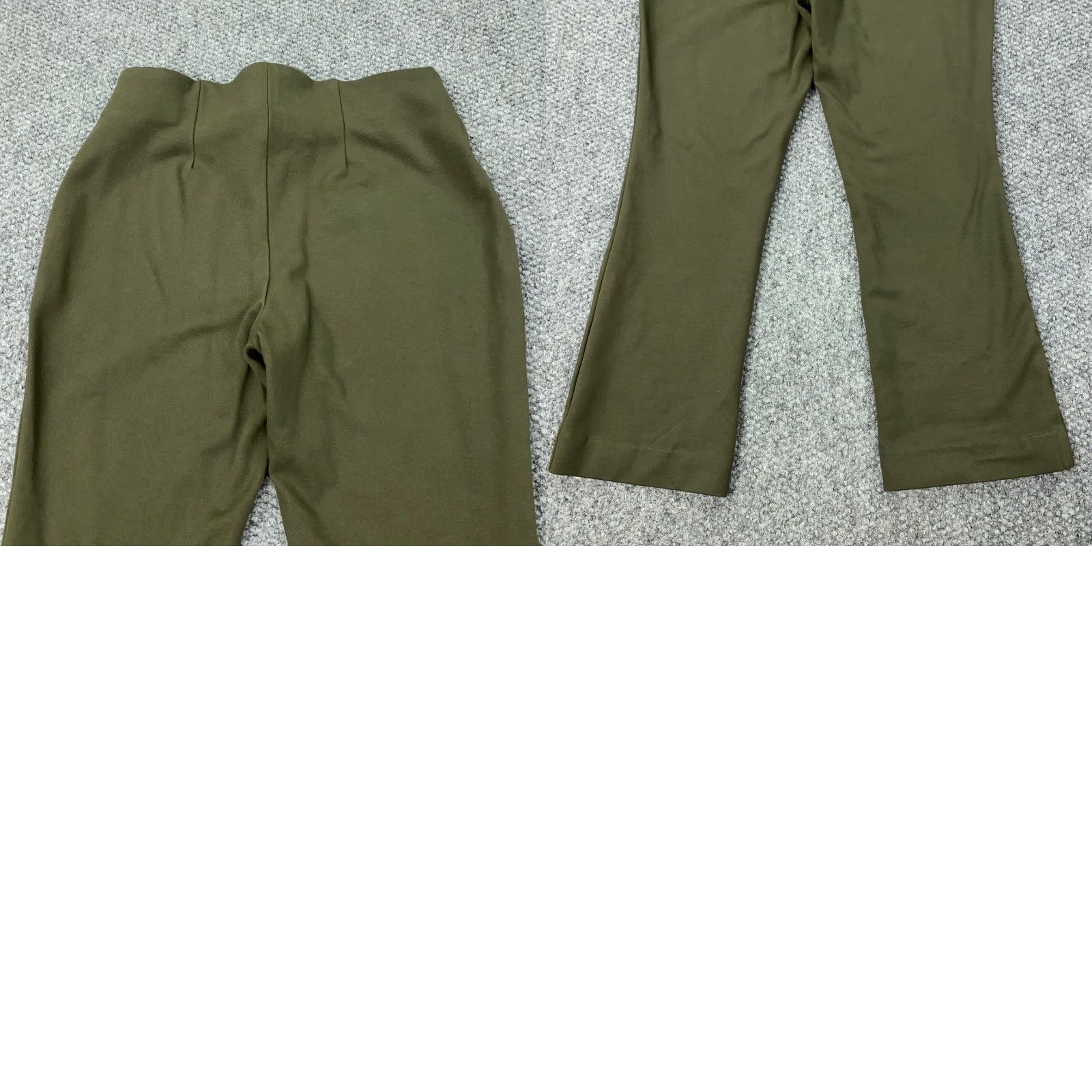 Talbots Talbots Montauk Pants Olive Womens Petites Size 6P Stretch Pull On Mid-Rise Size 28" / US 6 / IT 42 - 9 Thumbnail