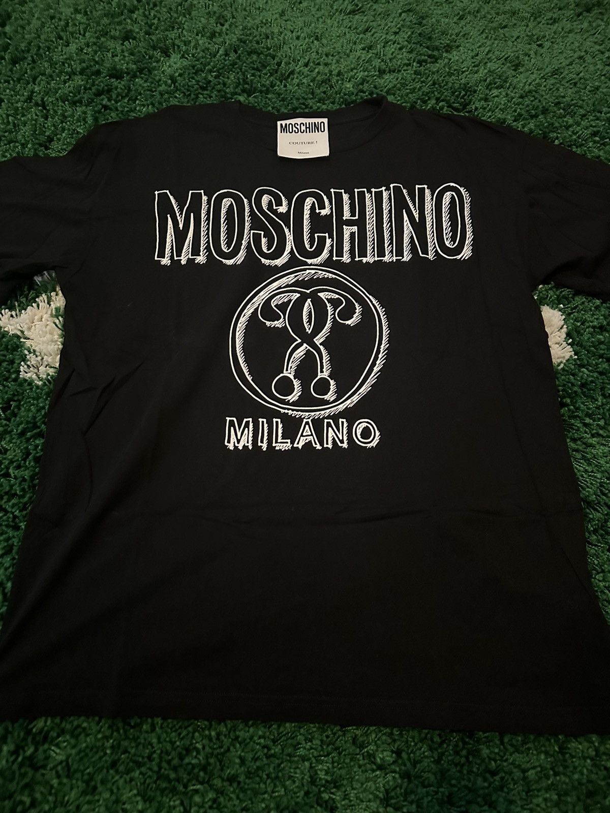 Moschino Milano Logo Tee Large