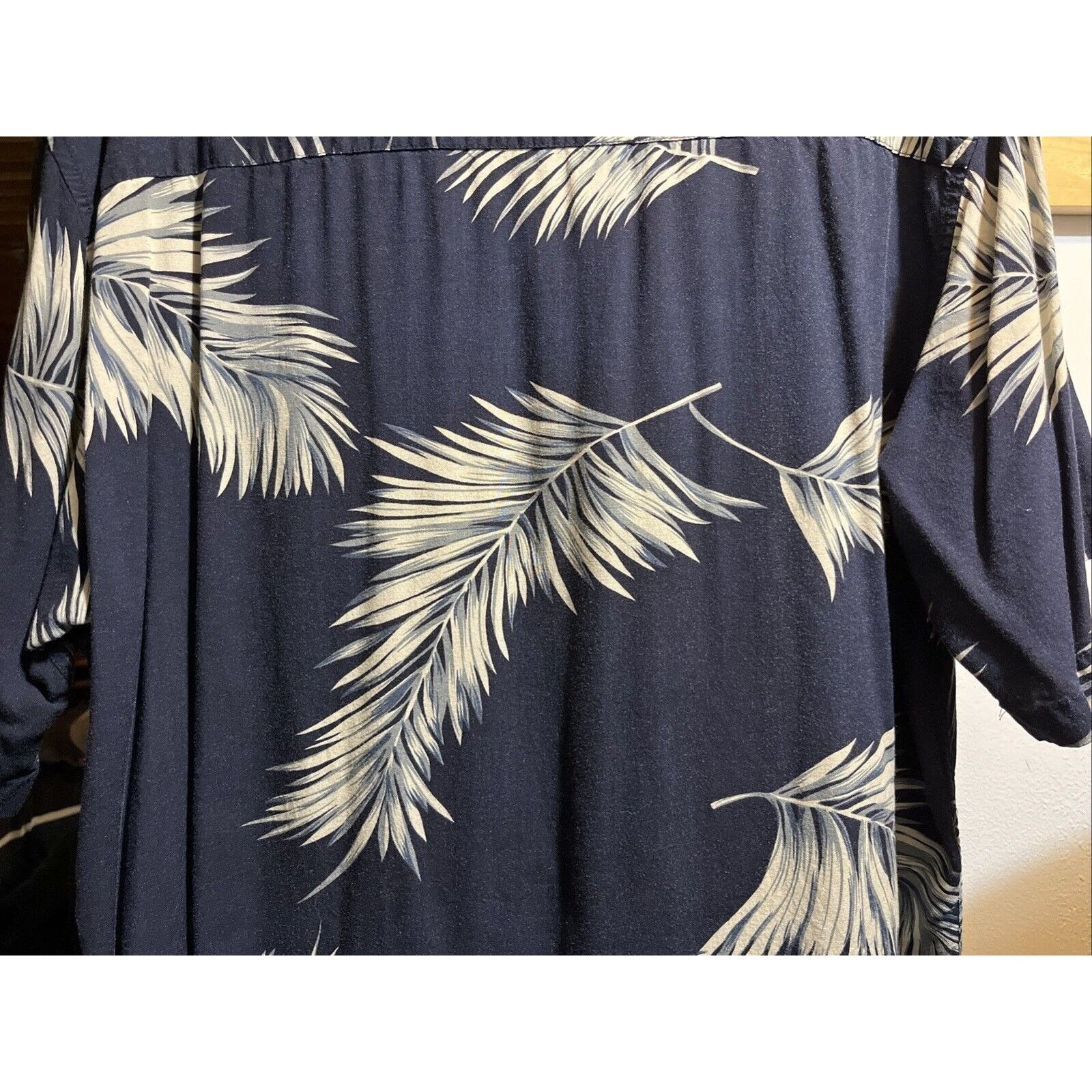 Consensus Sportswear VTG Consensus Sportswear Men’s Rayon Shirt L Blue Floral SS Size US L / EU 52-54 / 3 - 8 Thumbnail