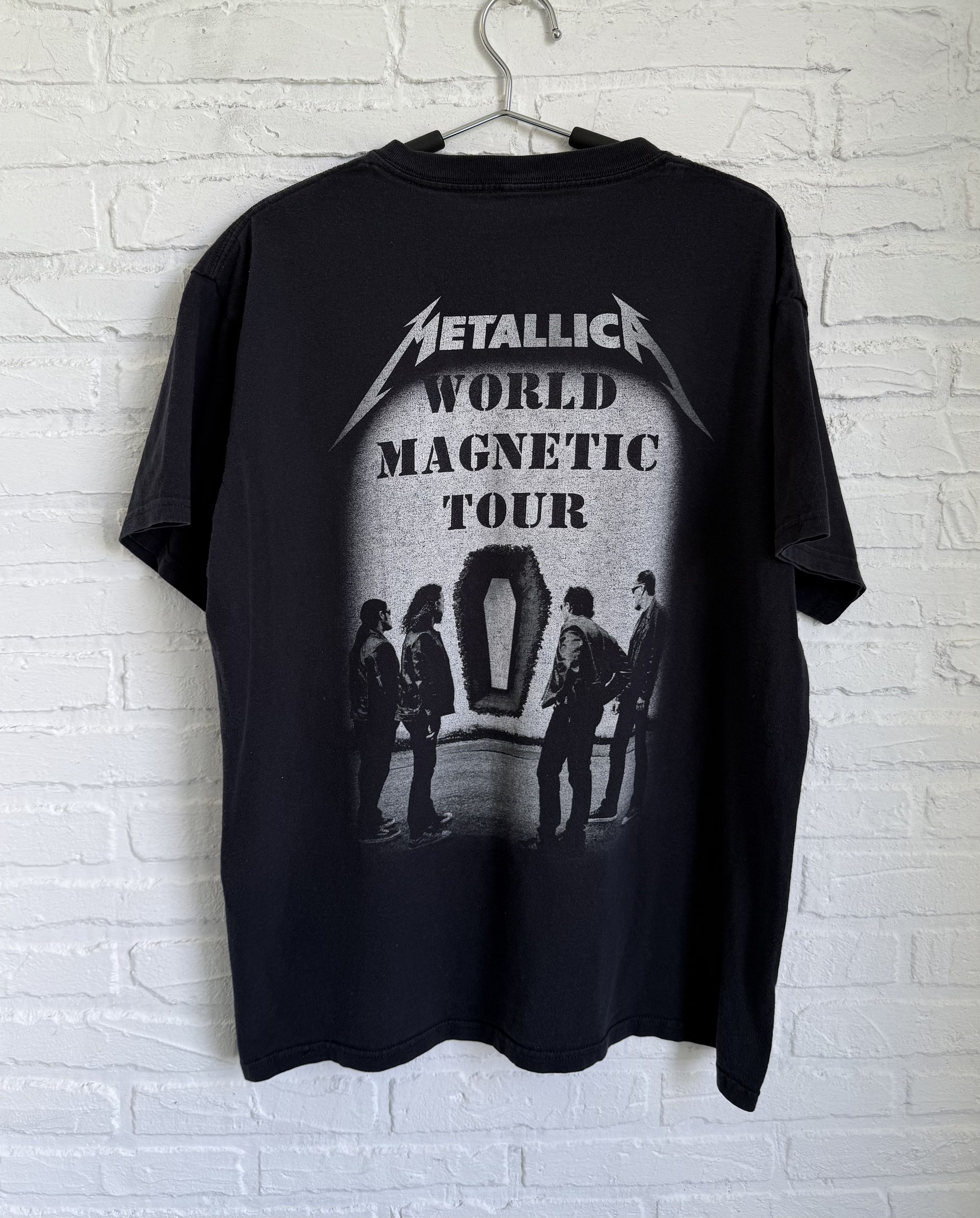 Band Tees × Vintage Vintage 2008 Metallica world magnetic tour t-shirt Size US L / EU 52-54 / 3 - 2 Thumbnail
