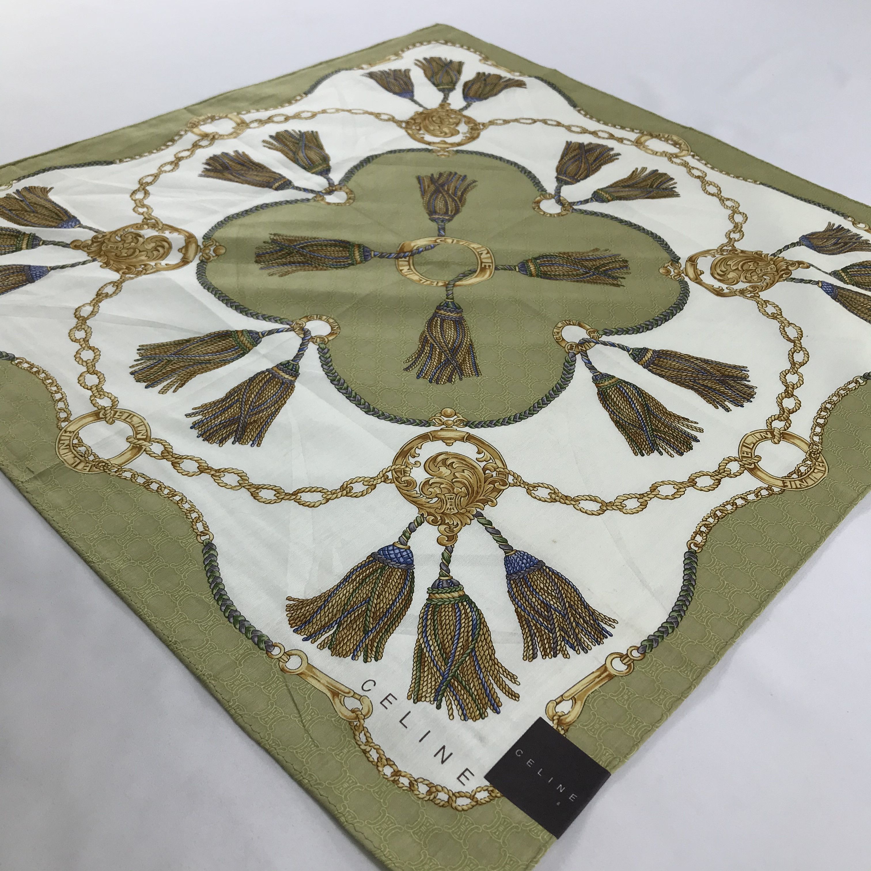 Celine × Vintage Celine Bandana / Handkerchief / Neckerchief - S1226 Size ONE SIZE - 2 Thumbnail