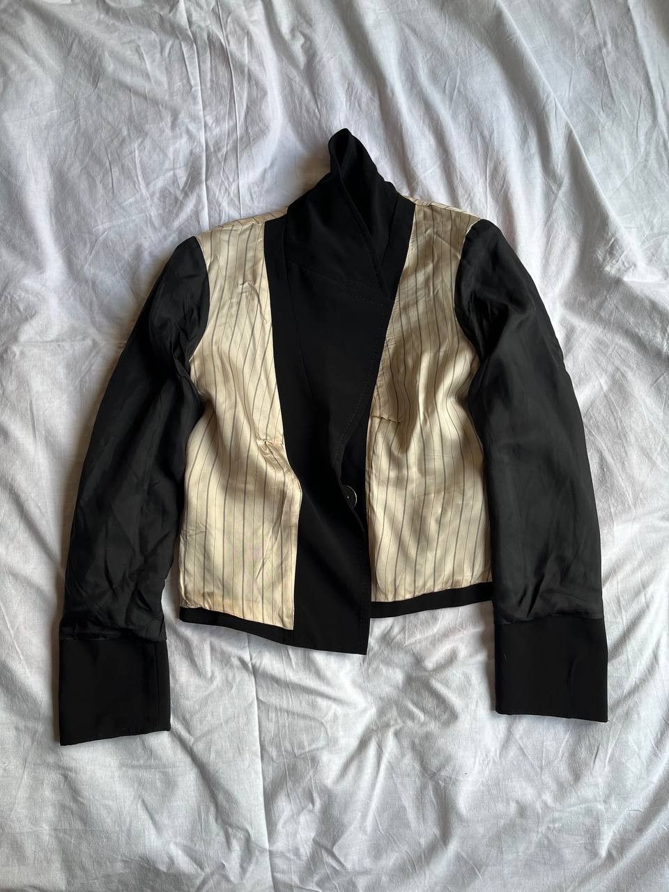 Gerry Weber × Vintage Gerry Weber vintage black women's cropped blazer Size M / US 6-8 / IT 42-44 - 4 Thumbnail