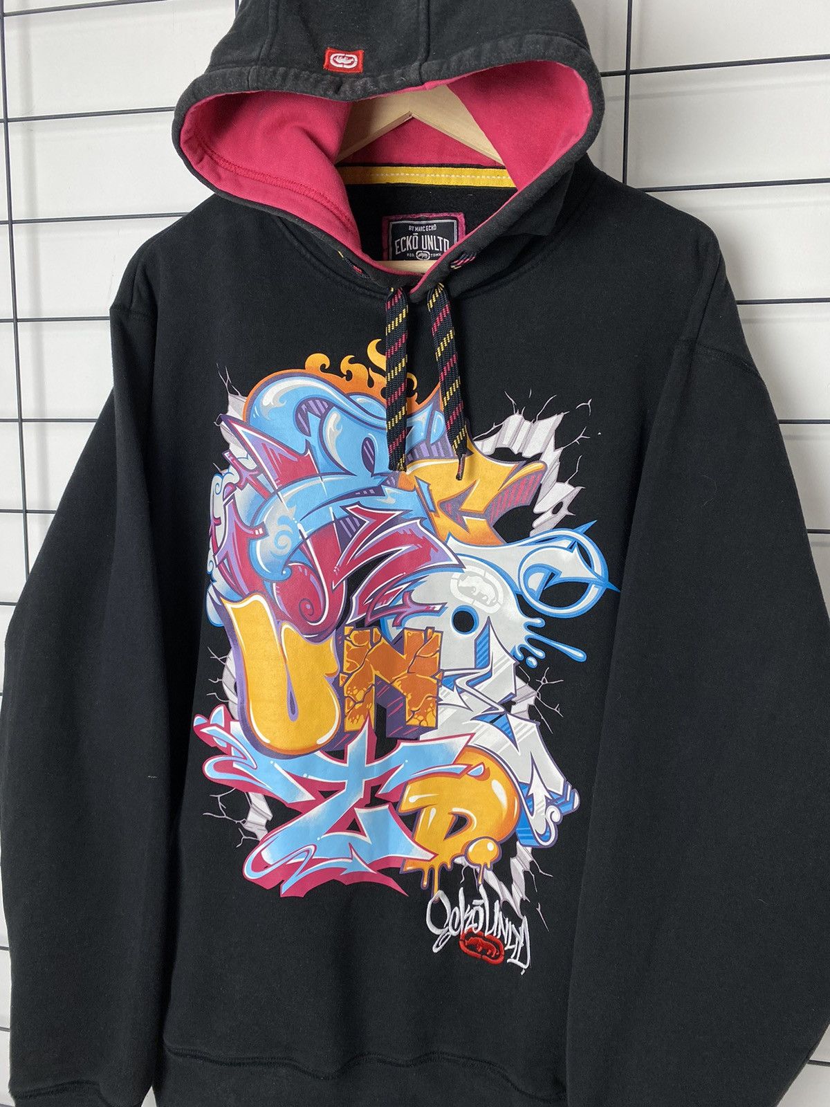 Other Vintage Ecko Unltd Y2K 2000's Black Big Logo Graffiti Size US XXL / EU 58 / 5 - 4 Thumbnail