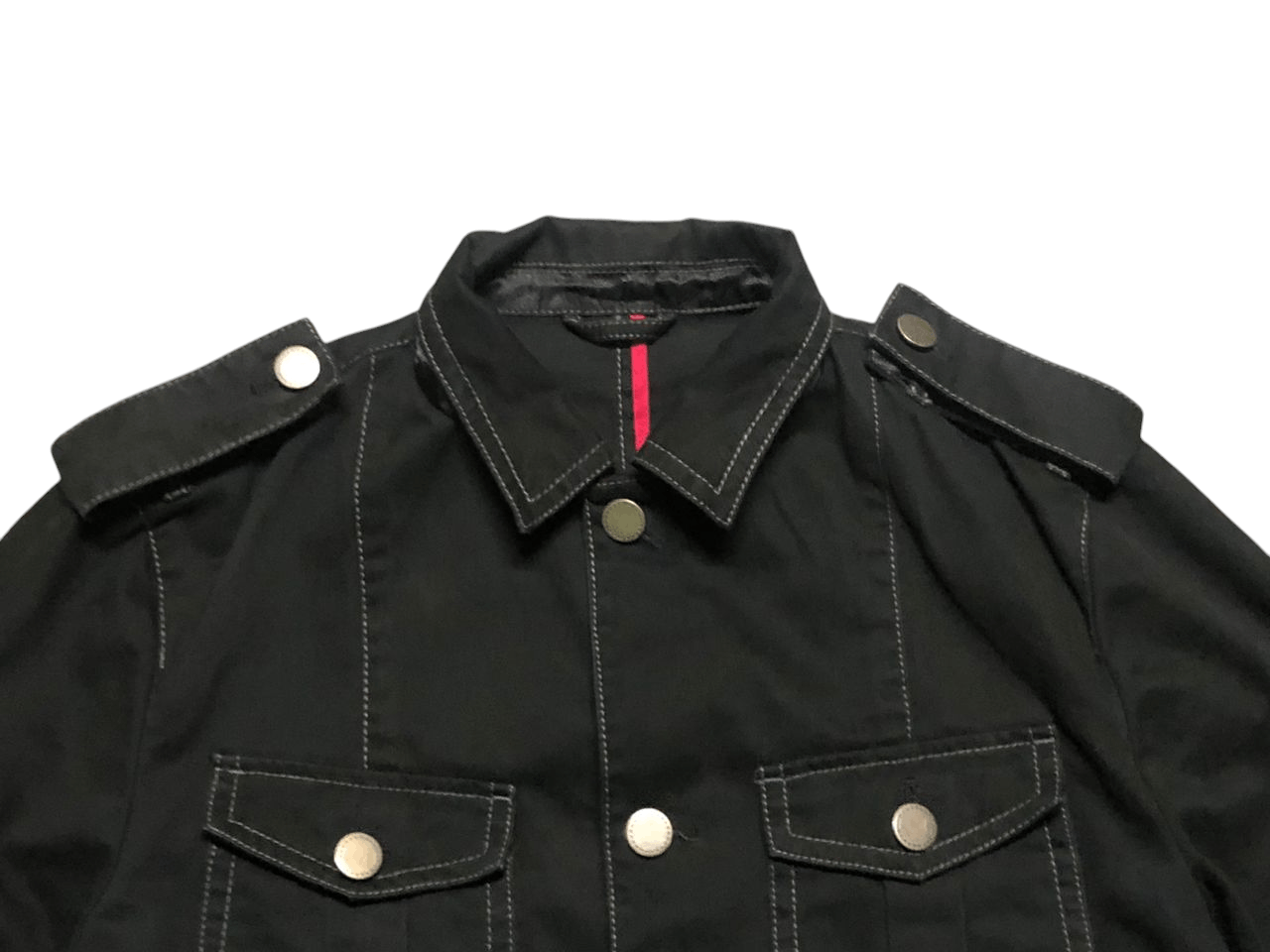 Japanese Brand 🇯🇵💥Pazzo Denim Store Military Style Cargo Pocket Jacket Size US L / EU 52-54 / 3 - 8 Thumbnail