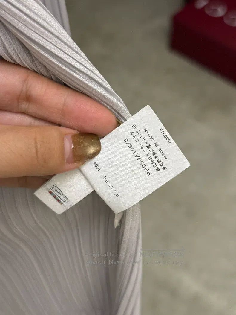 Issey Miyake Issey Miyake Ruffled Fish Scale Turtleneck Top in Blue-pur Size L / US 10 / IT 46 - 6 Thumbnail