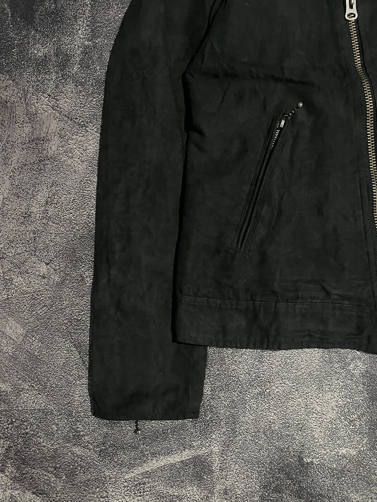 Issey Miyake Tete Homme Suede Ramones Bikers Jacket Size US M / EU 48-50 / 2 - 5 Thumbnail