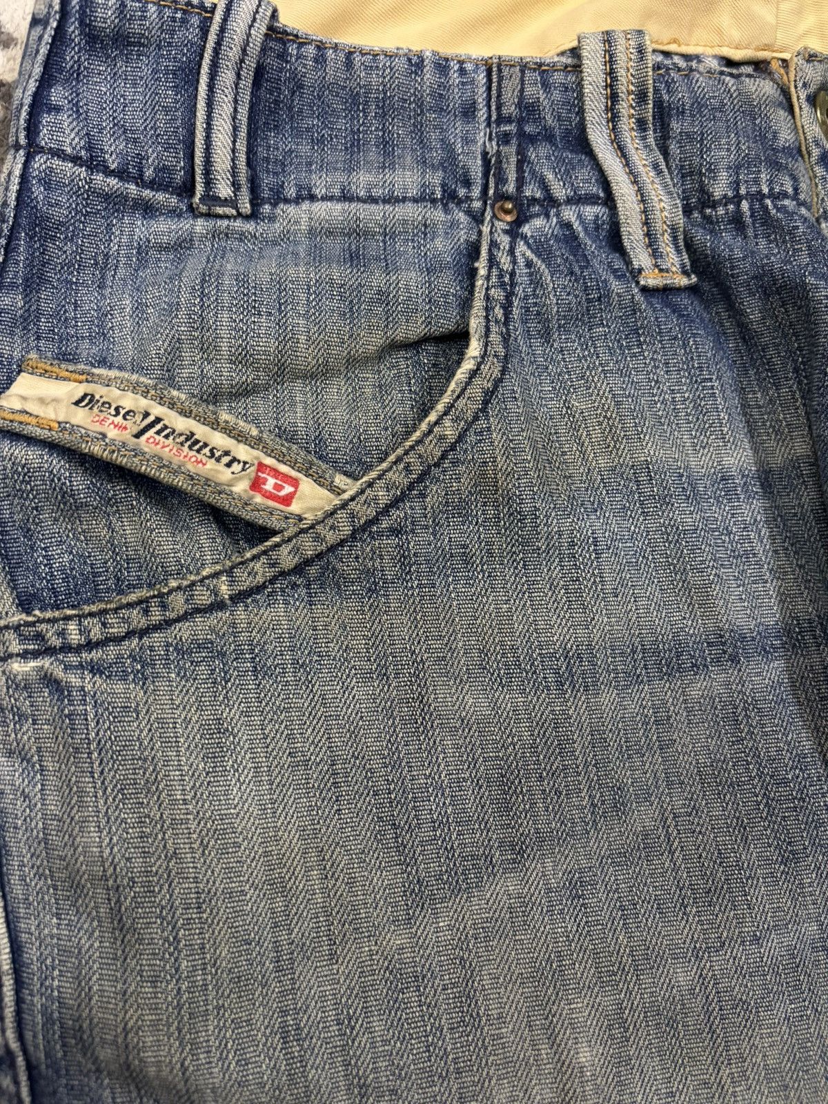 Diesel Vintage Diesel Industry Mud Wash Baggy Distressed Jeans Size US 32 / EU 48 - 4 Thumbnail